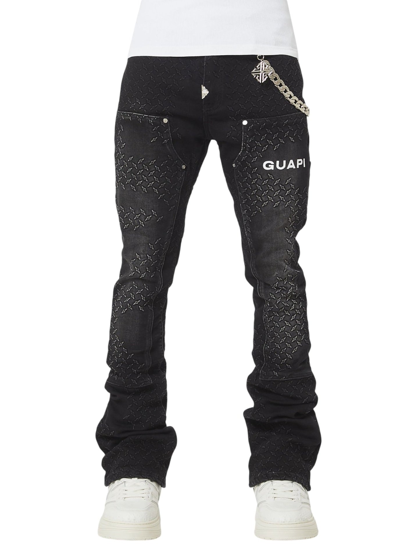 Guapi Obsidian Black Steel Plate Carpenter Denim