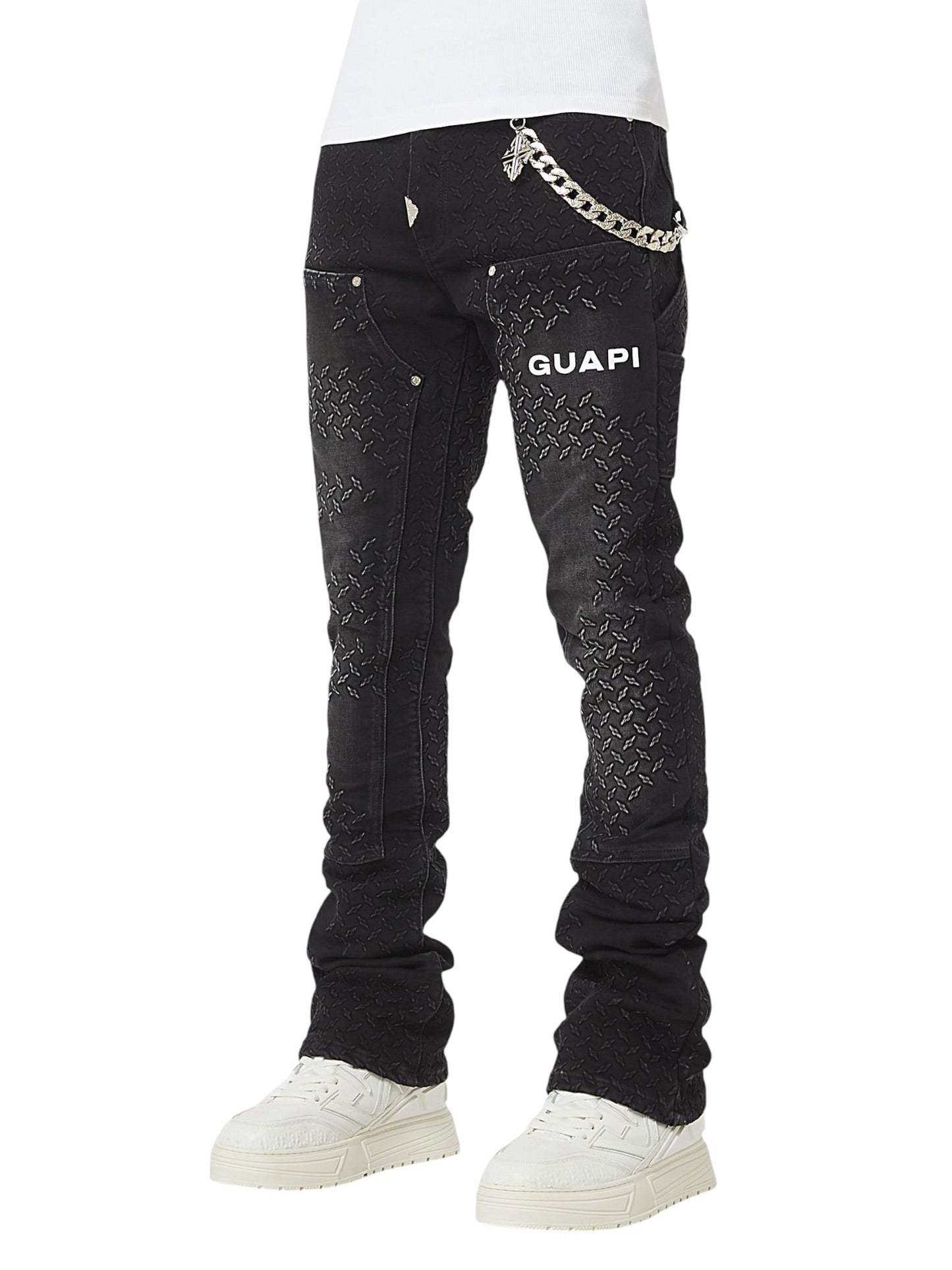 Guapi Obsidian Black Steel Plate Carpenter Denim