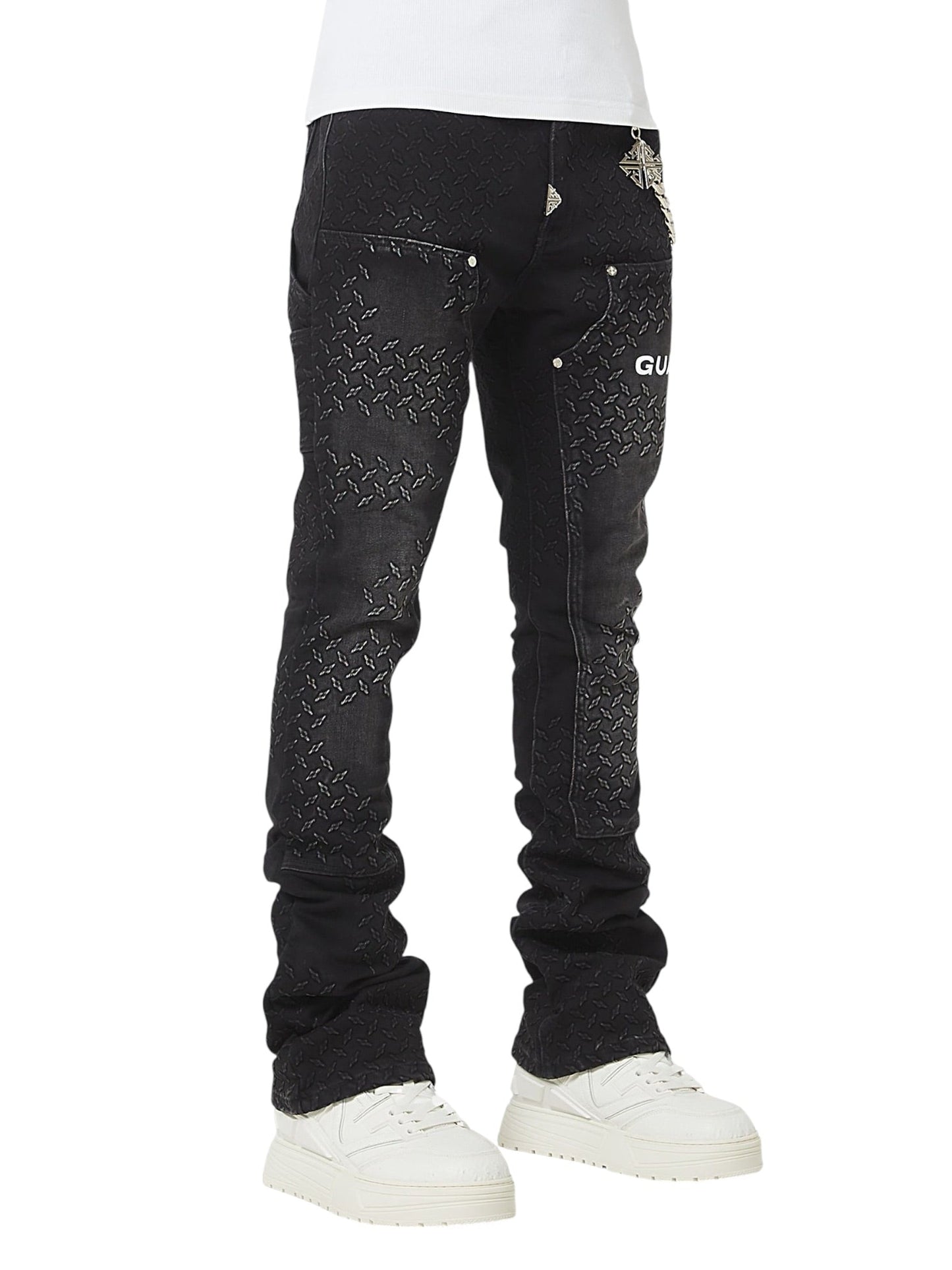 Guapi Obsidian Black Steel Plate Carpenter Denim