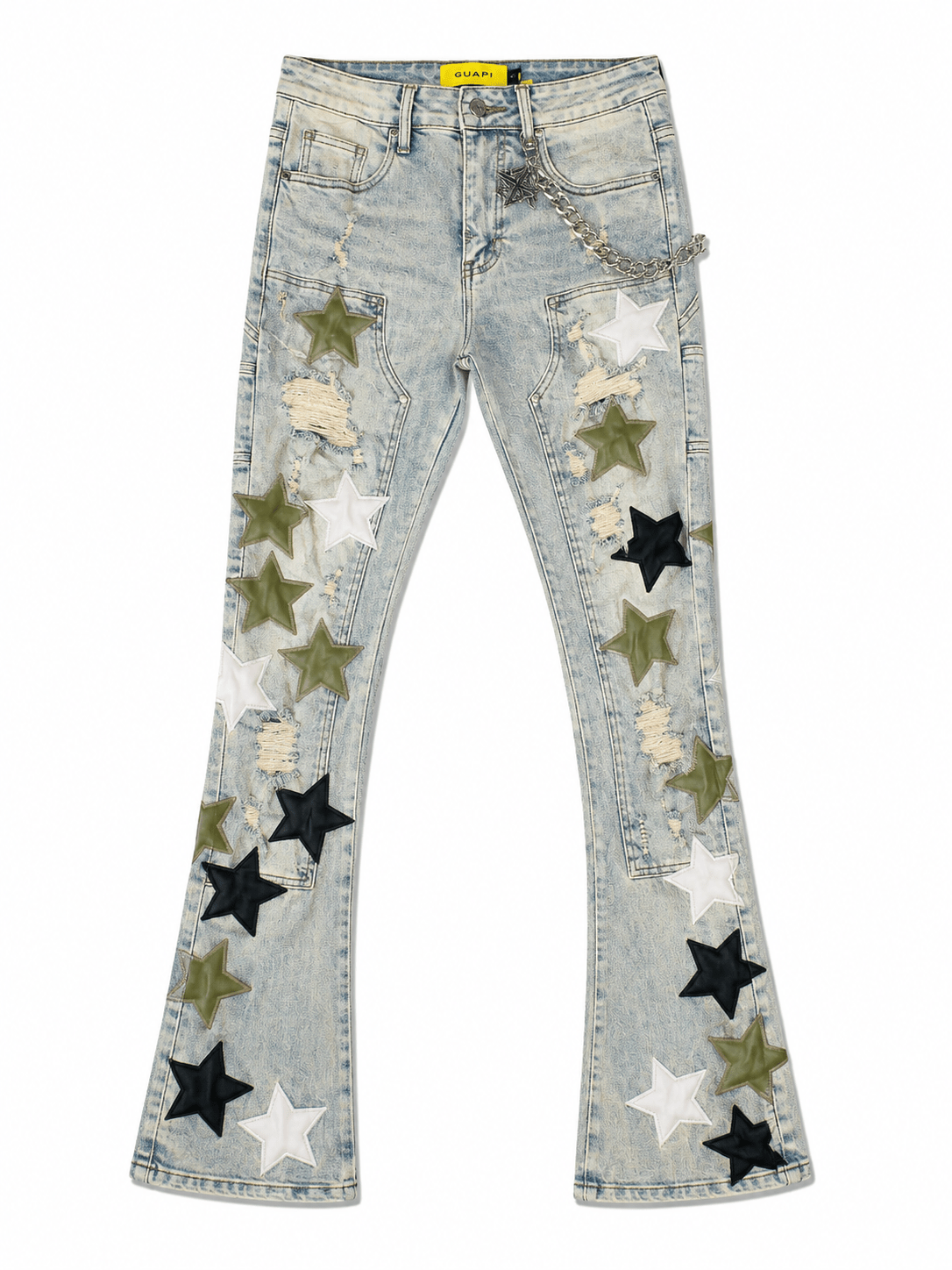 Probus Guapi Olive Green Vintage Stars Denim Guapi Olive Green Vintage Stars Denim GREEN