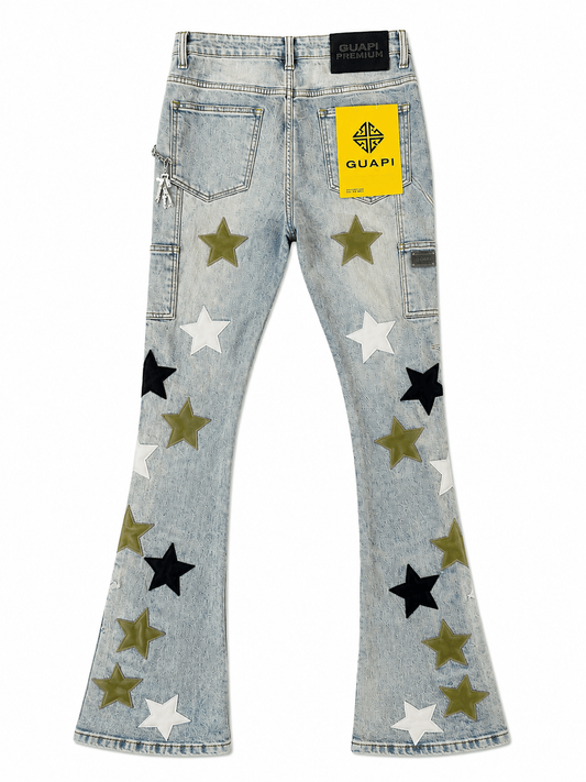 Probus Guapi Olive Green Vintage Stars Denim Guapi Olive Green Vintage Stars Denim GREEN