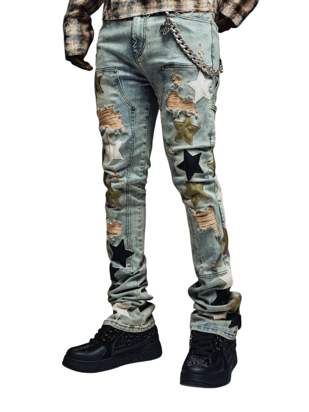 Probus Guapi Olive Green Vintage Stars Denim Guapi Olive Green Vintage Stars Denim GREEN