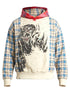Probus Guapi Panther Plaid Hoodie Guapi Panther Plaid Hoodie BLUE/CREAM/RED