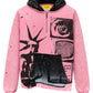 Probus Guapi Punk Rivets Hoodie Guapi Punk Rivets Hoodie PINK/BLACK