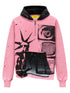 Probus Guapi Punk Rivets Hoodie Guapi Punk Rivets Hoodie PINK/BLACK