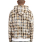 Probus Guapi Sand Brown Skeleton Half Zip Hoodie Guapi Sand Brown Skeleton Half Zip Hoodie BROWN