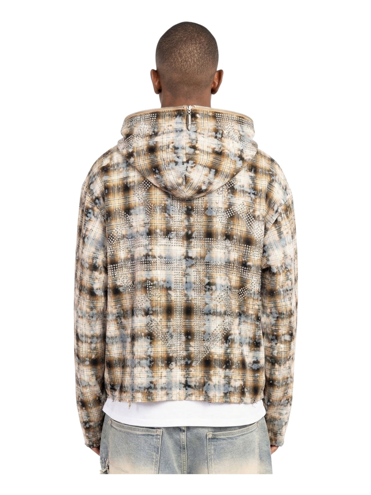 Probus Guapi Sand Brown Skeleton Half Zip Hoodie Guapi Sand Brown Skeleton Half Zip Hoodie BROWN