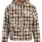 Probus Guapi Sand Brown Skeleton Half Zip Hoodie Guapi Sand Brown Skeleton Half Zip Hoodie BROWN