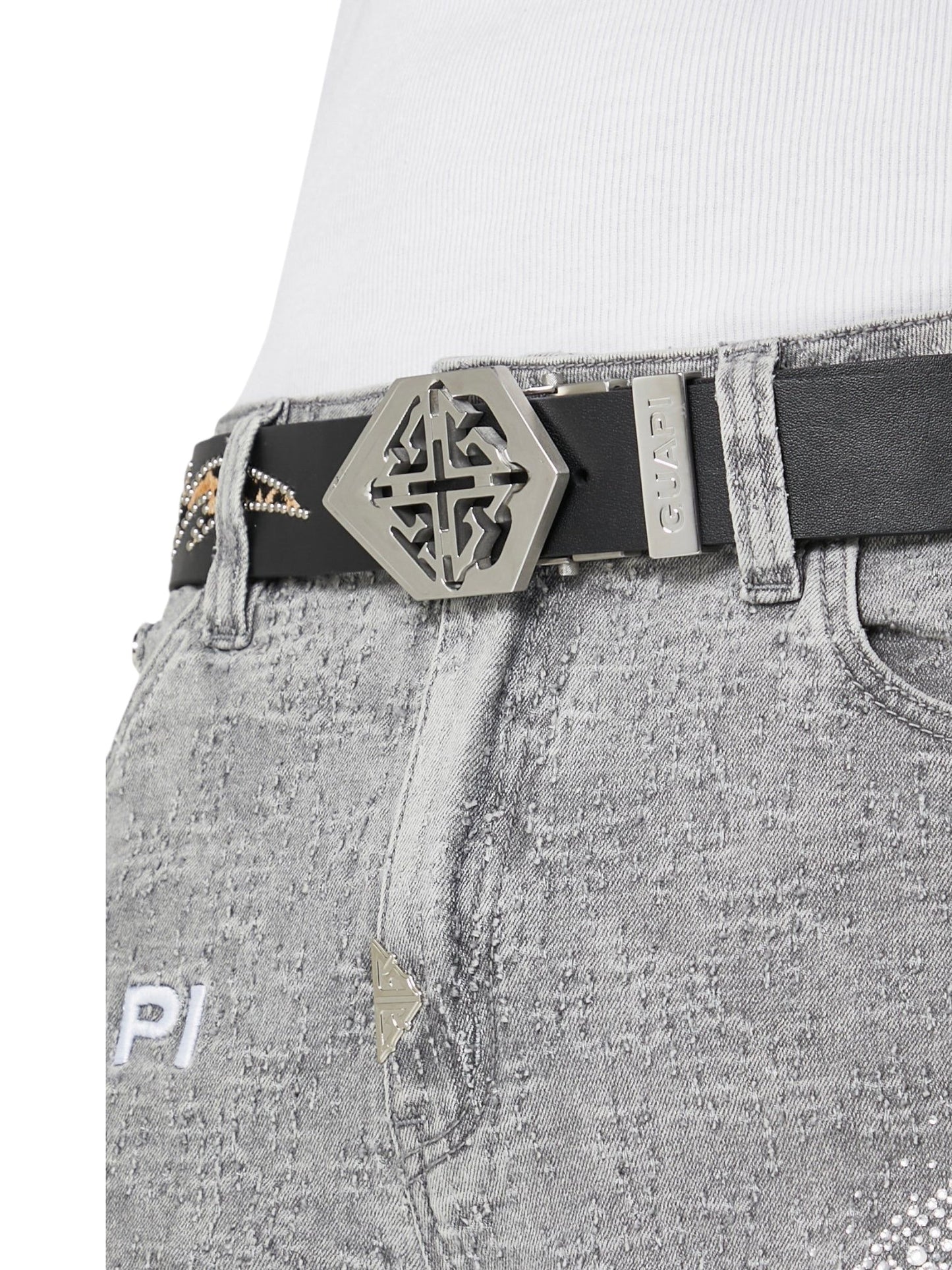 Guapi Silver Emblem Belt