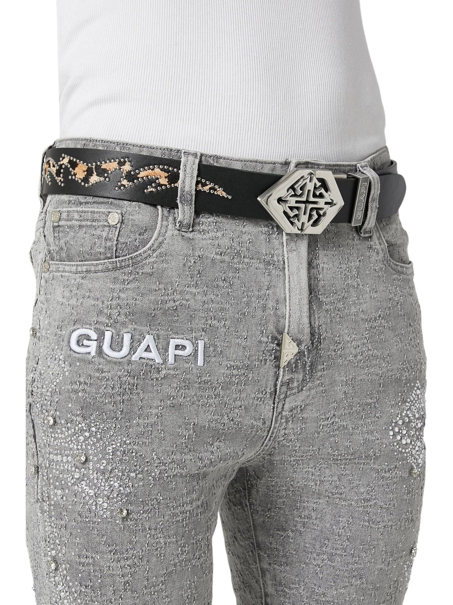 Guapi Silver Emblem Belt
