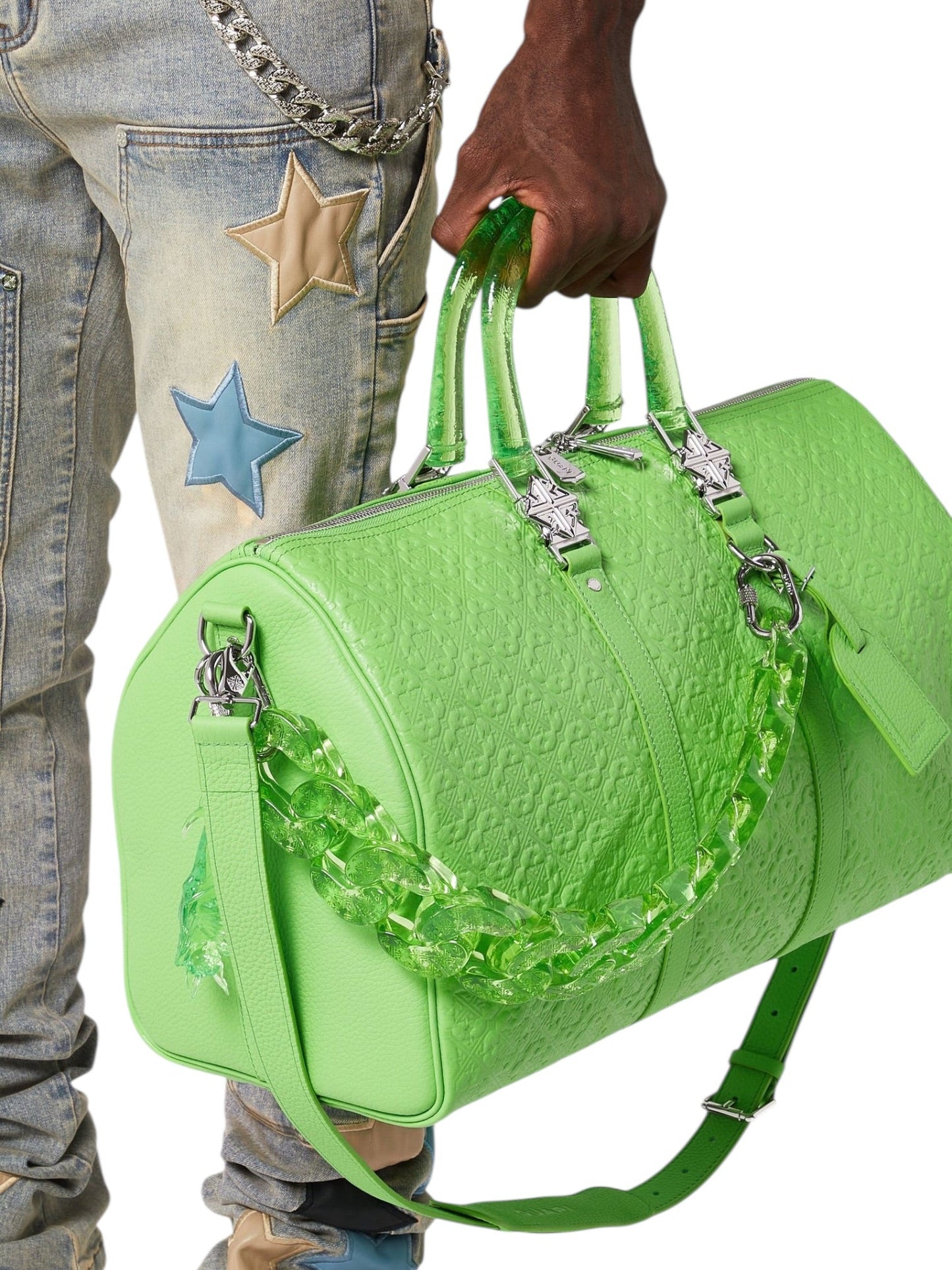 Guapi Slime Green Duffle Bag