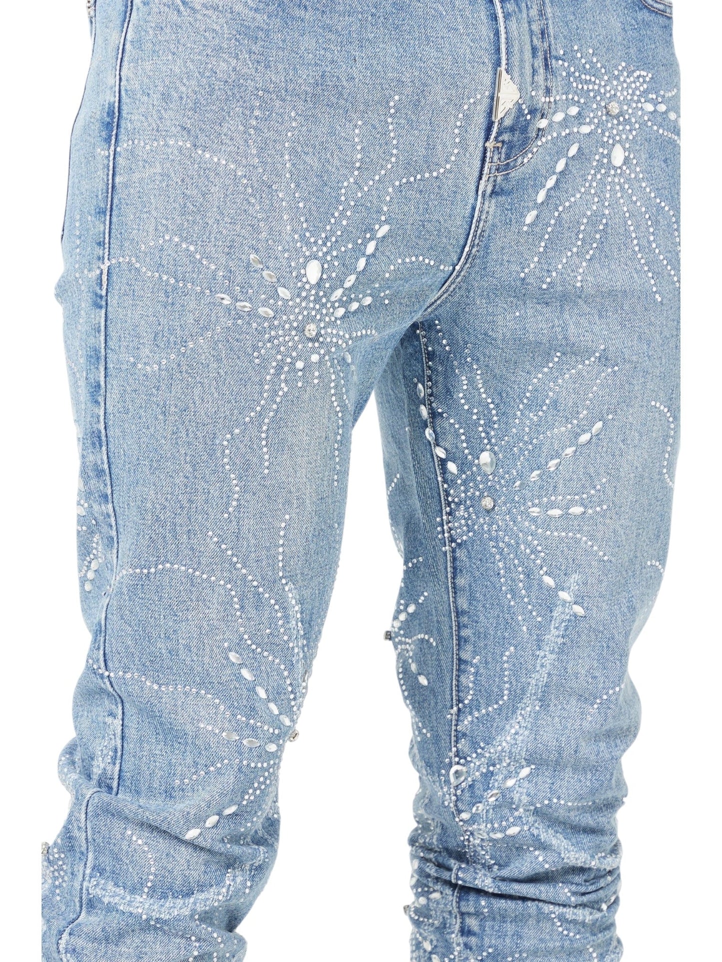 Guapi Steel Blue Spider Denim