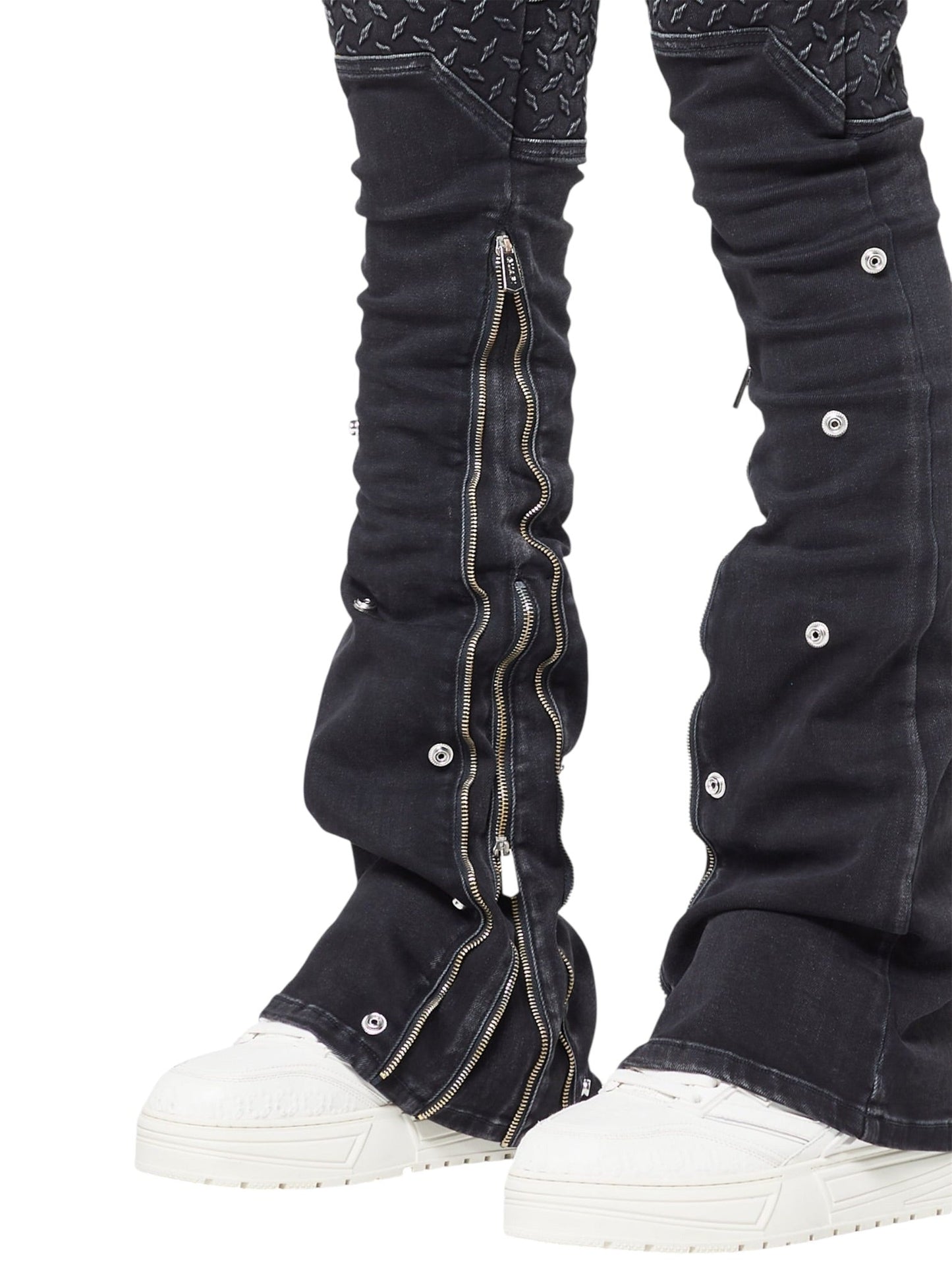 Guapi Vintage Black Steel Plate Denim