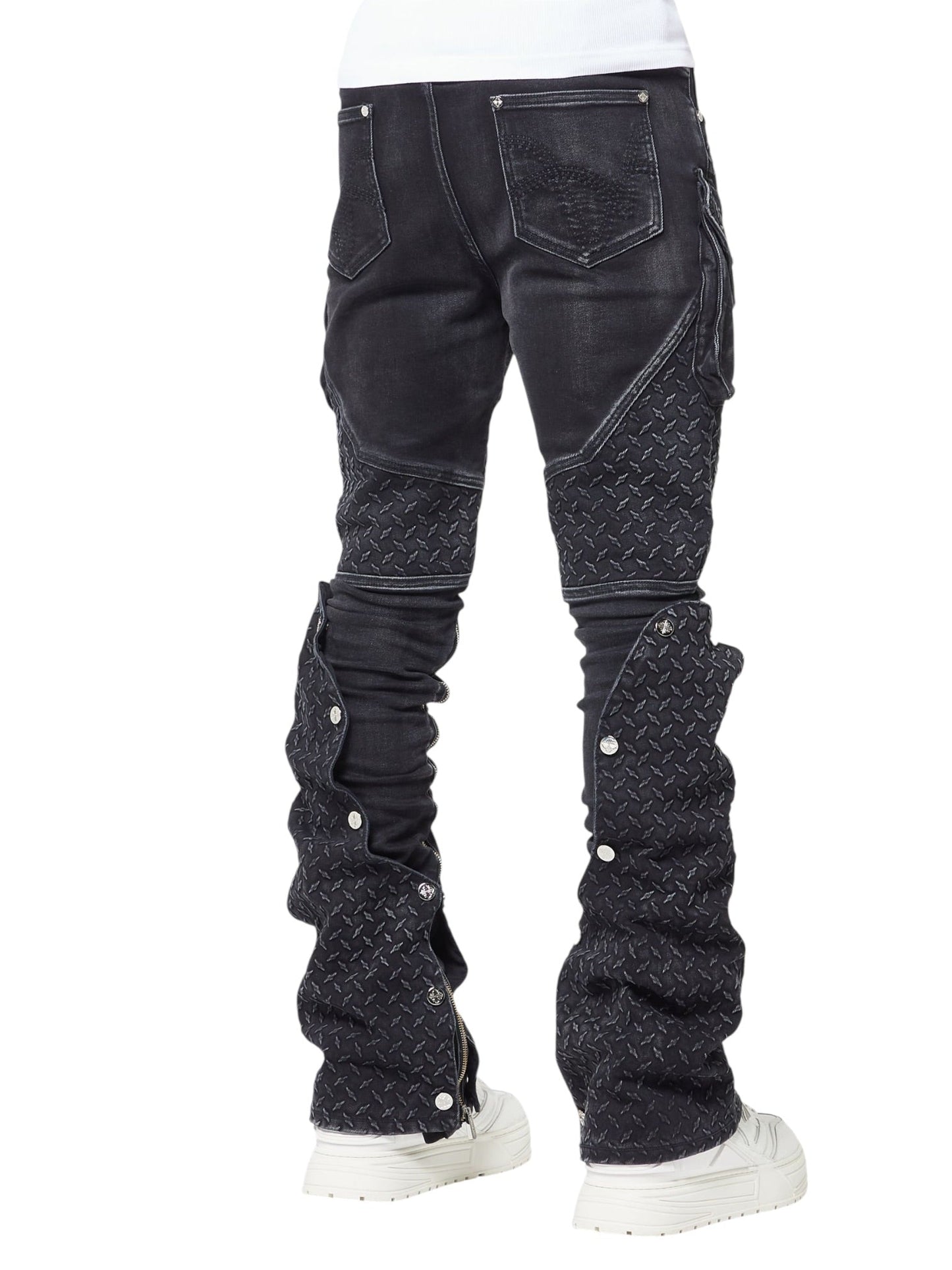 Guapi Vintage Black Steel Plate Denim
