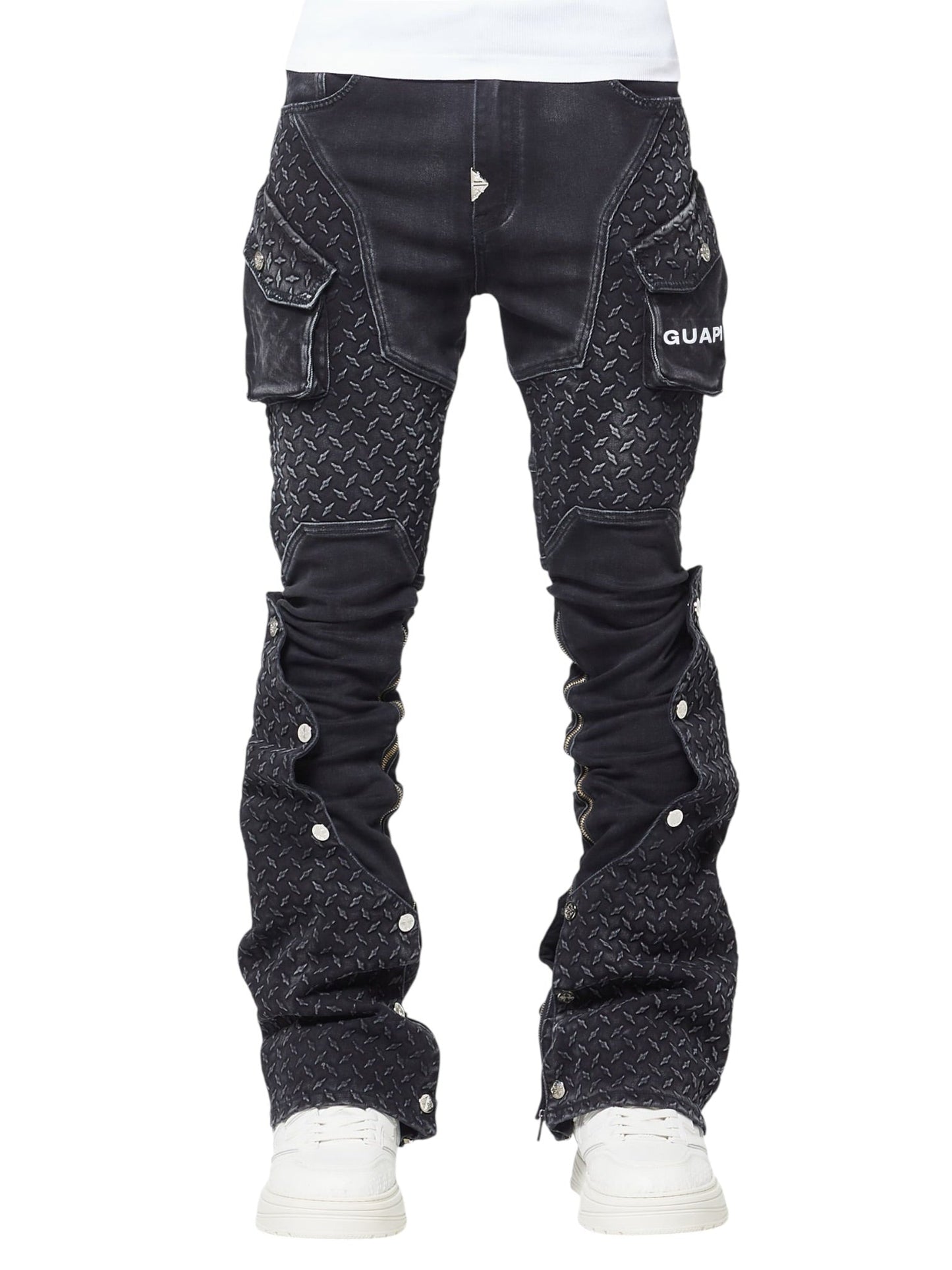 Guapi Vintage Black Steel Plate Denim