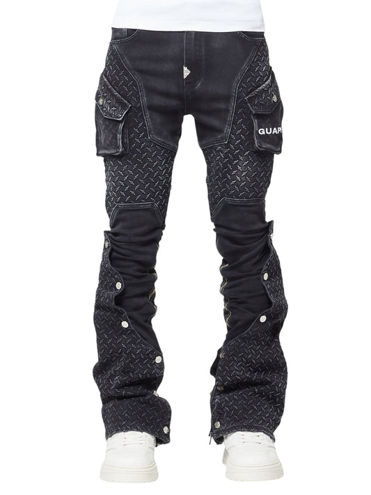 Guapi Vintage Black Steel Plate Denim