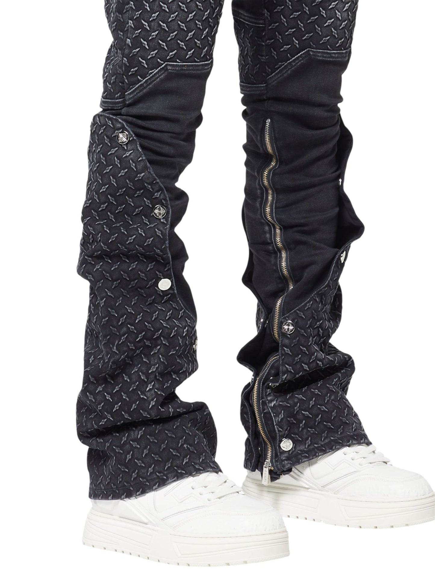 Guapi Vintage Black Steel Plate Denim