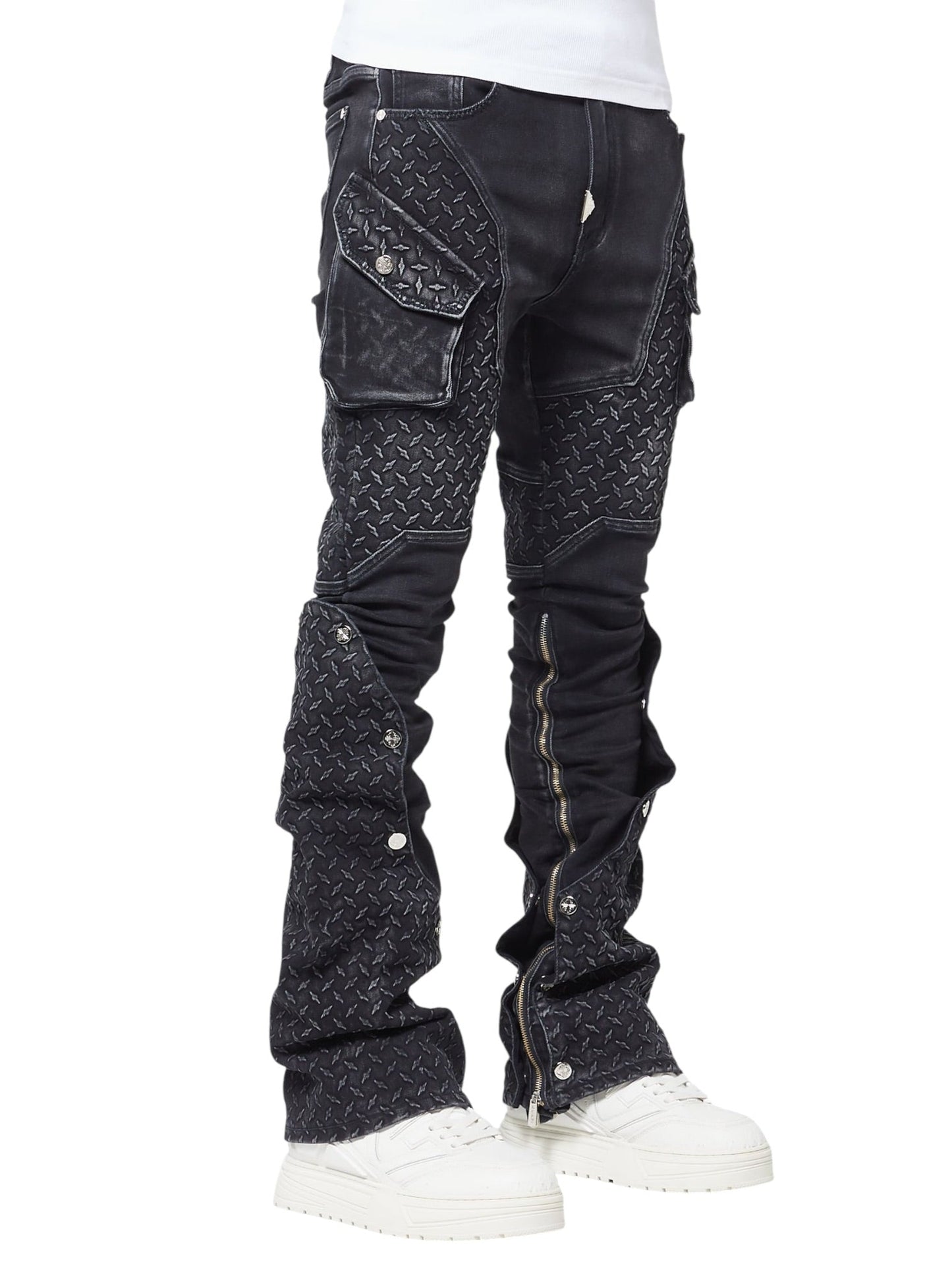 Guapi Vintage Black Steel Plate Denim