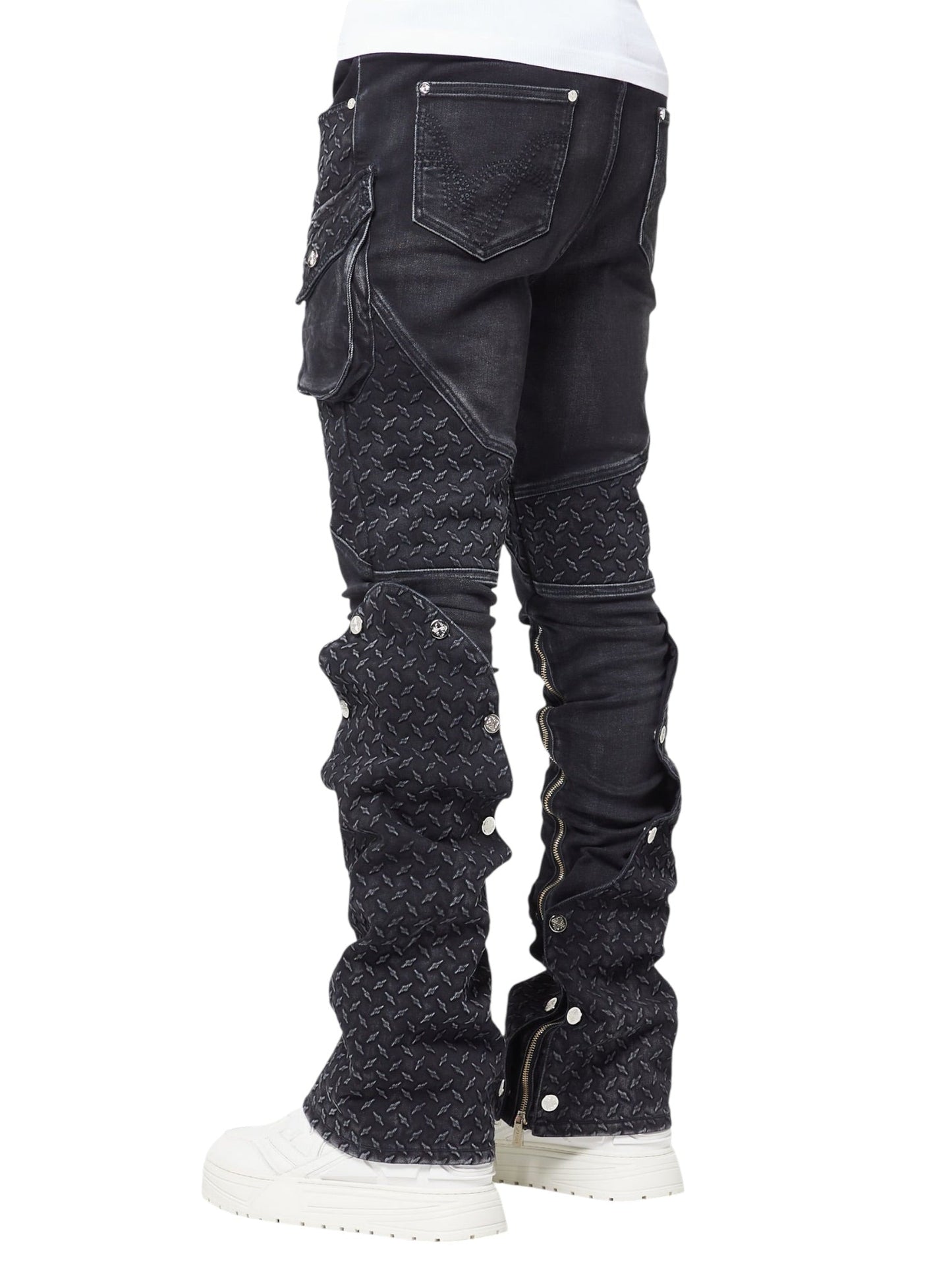 Guapi Vintage Black Steel Plate Denim