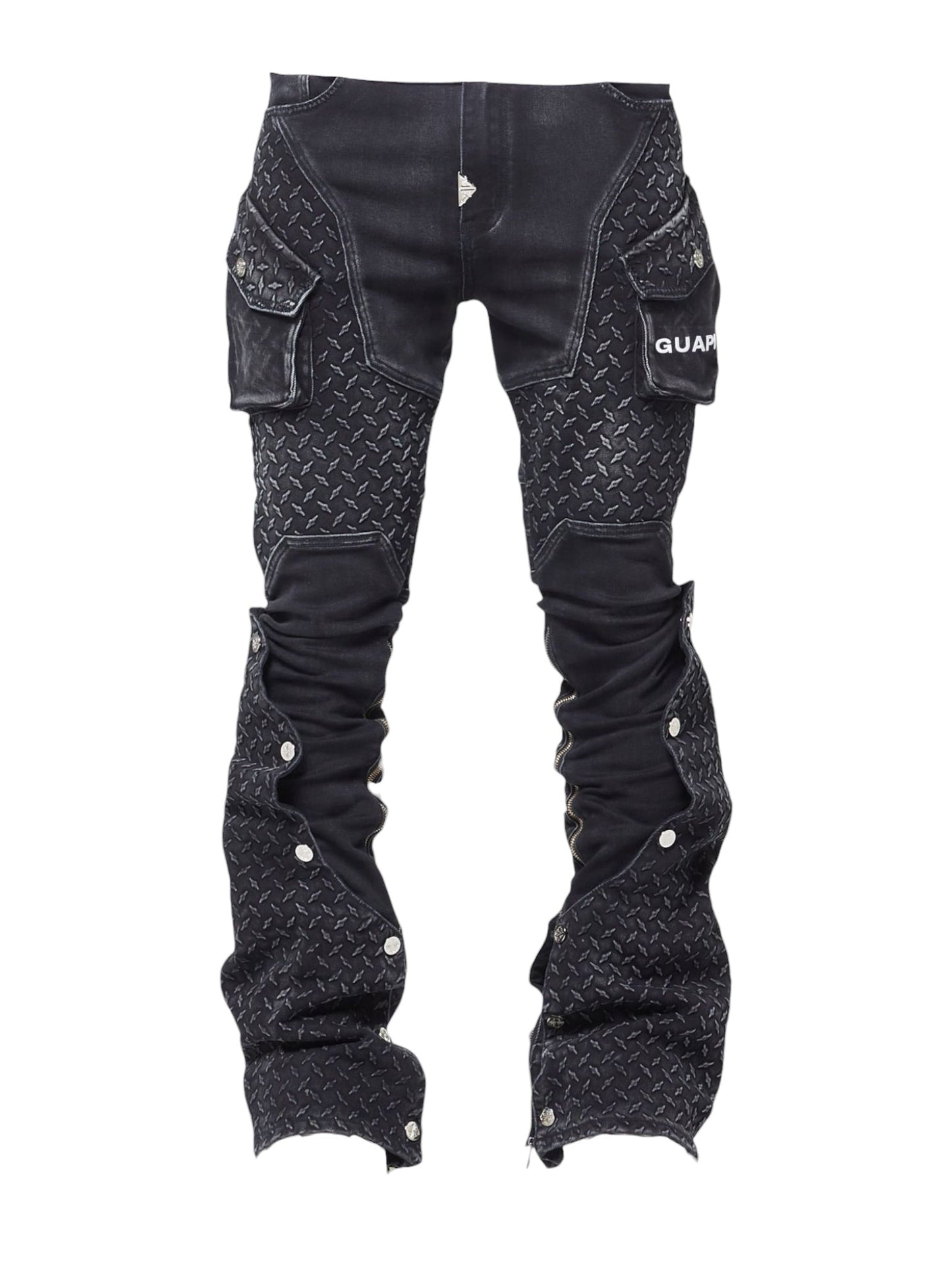 Guapi Vintage Black Steel Plate Denim