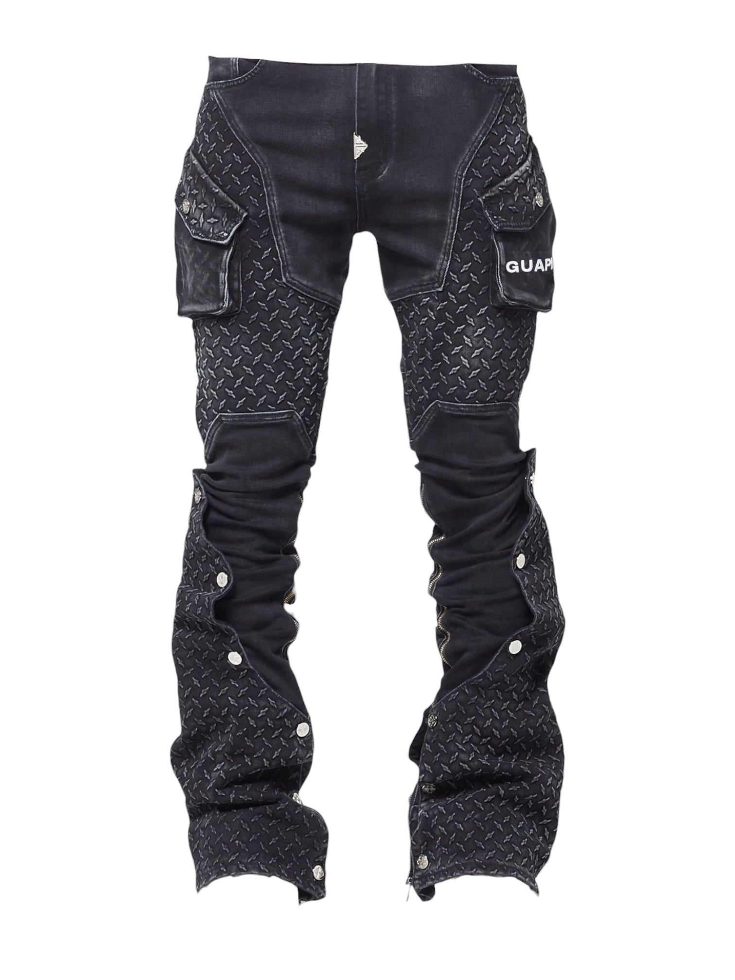 Guapi Vintage Black Steel Plate Denim