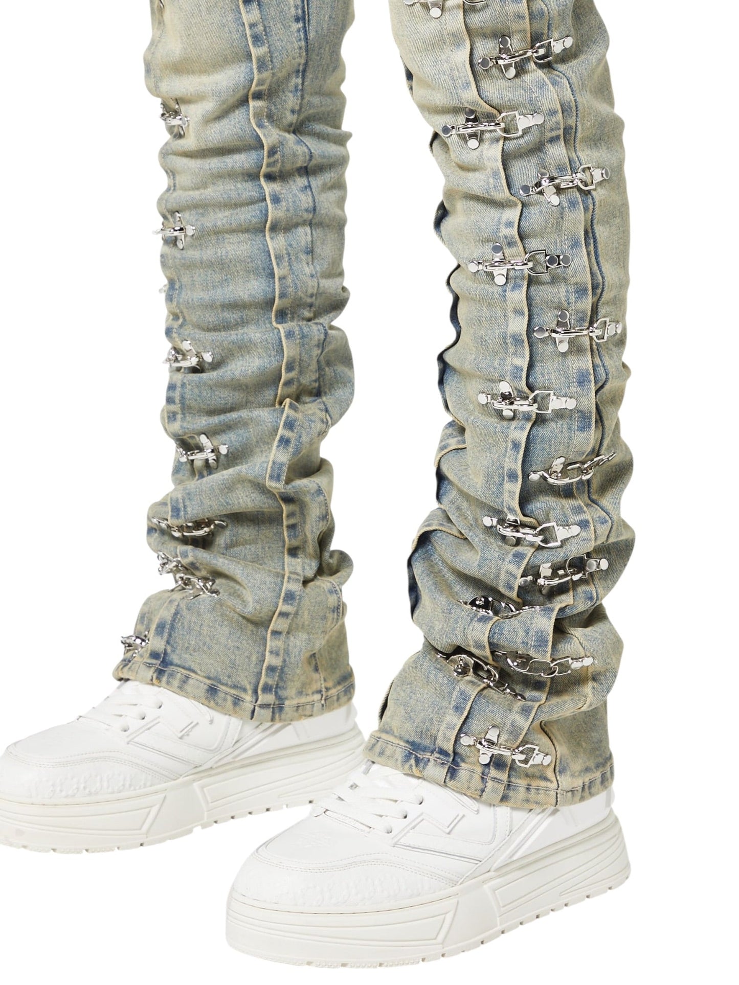 Guapi Vintage Blue Aviation Clasp Denim