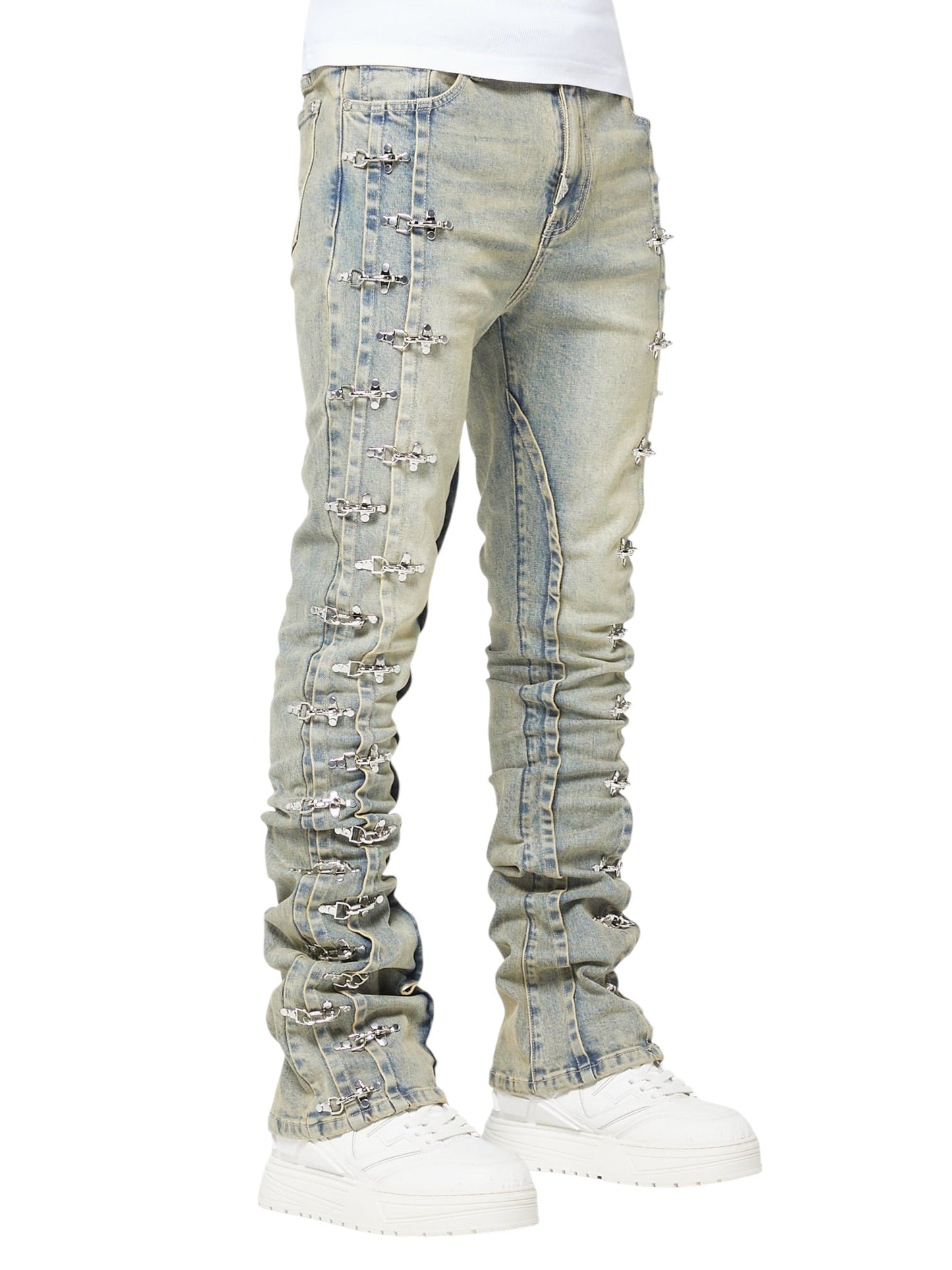 Guapi Vintage Blue Aviation Clasp Denim