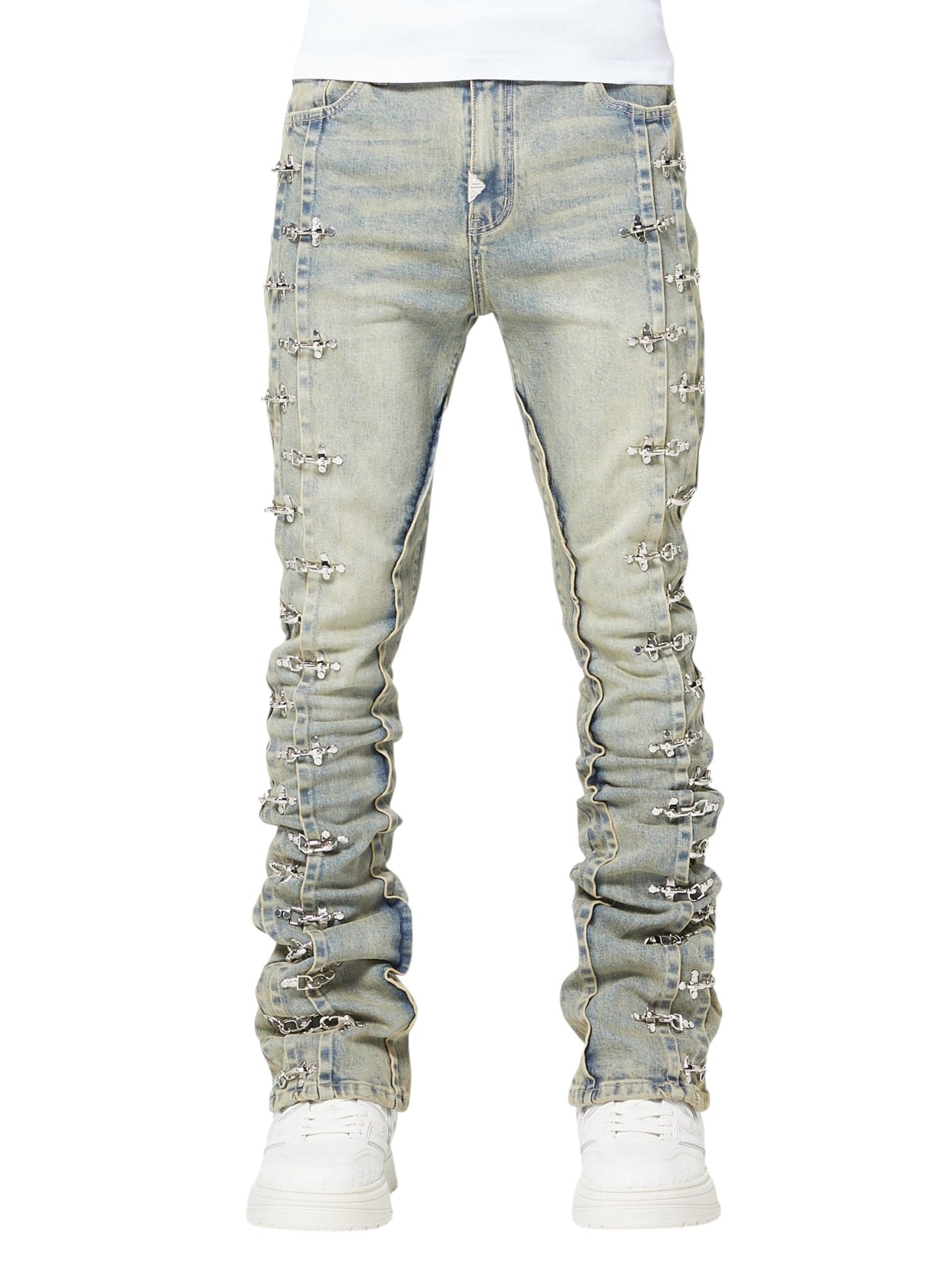 Guapi Vintage Blue Aviation Clasp Denim