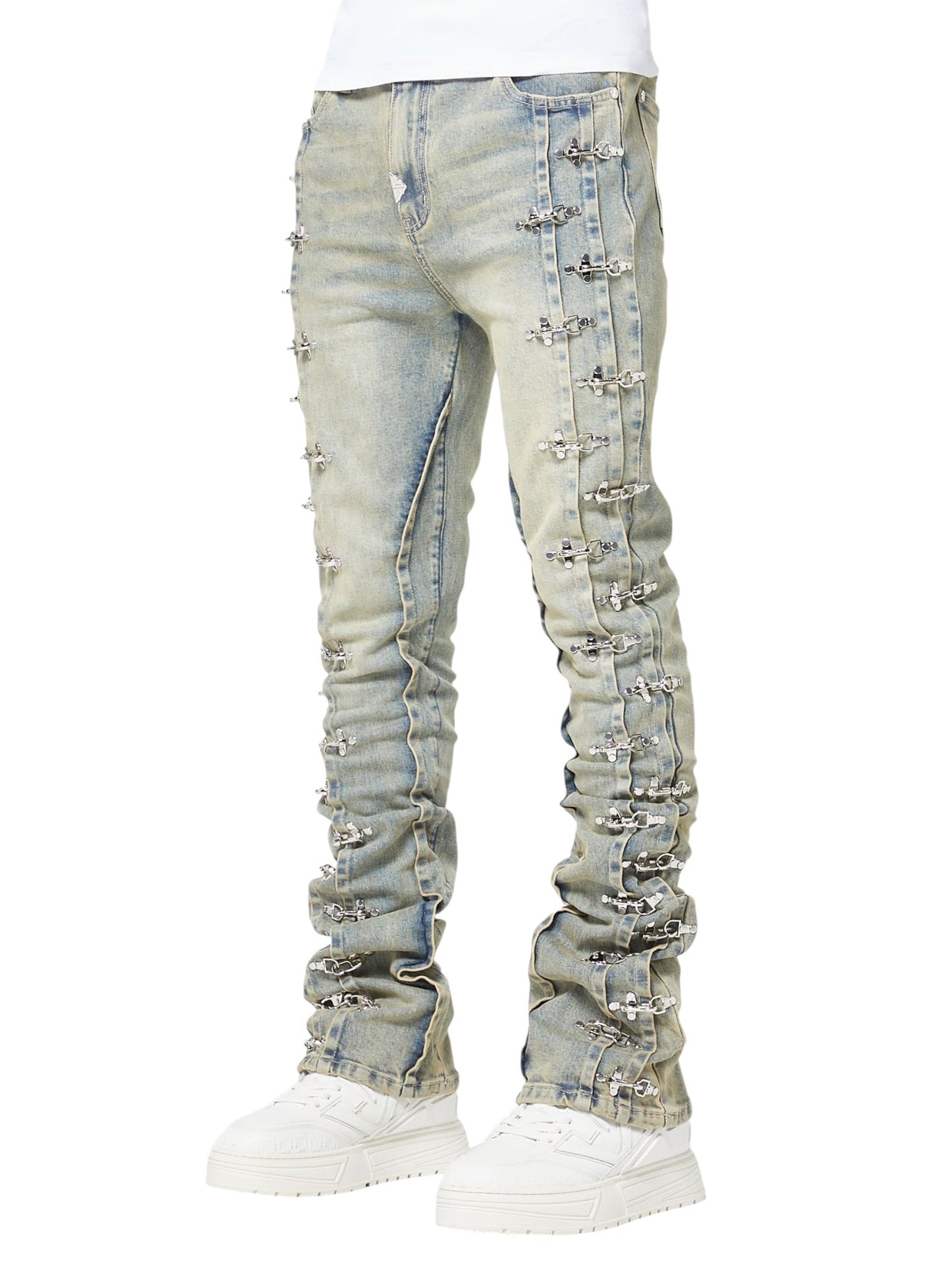 Guapi Vintage Blue Aviation Clasp Denim