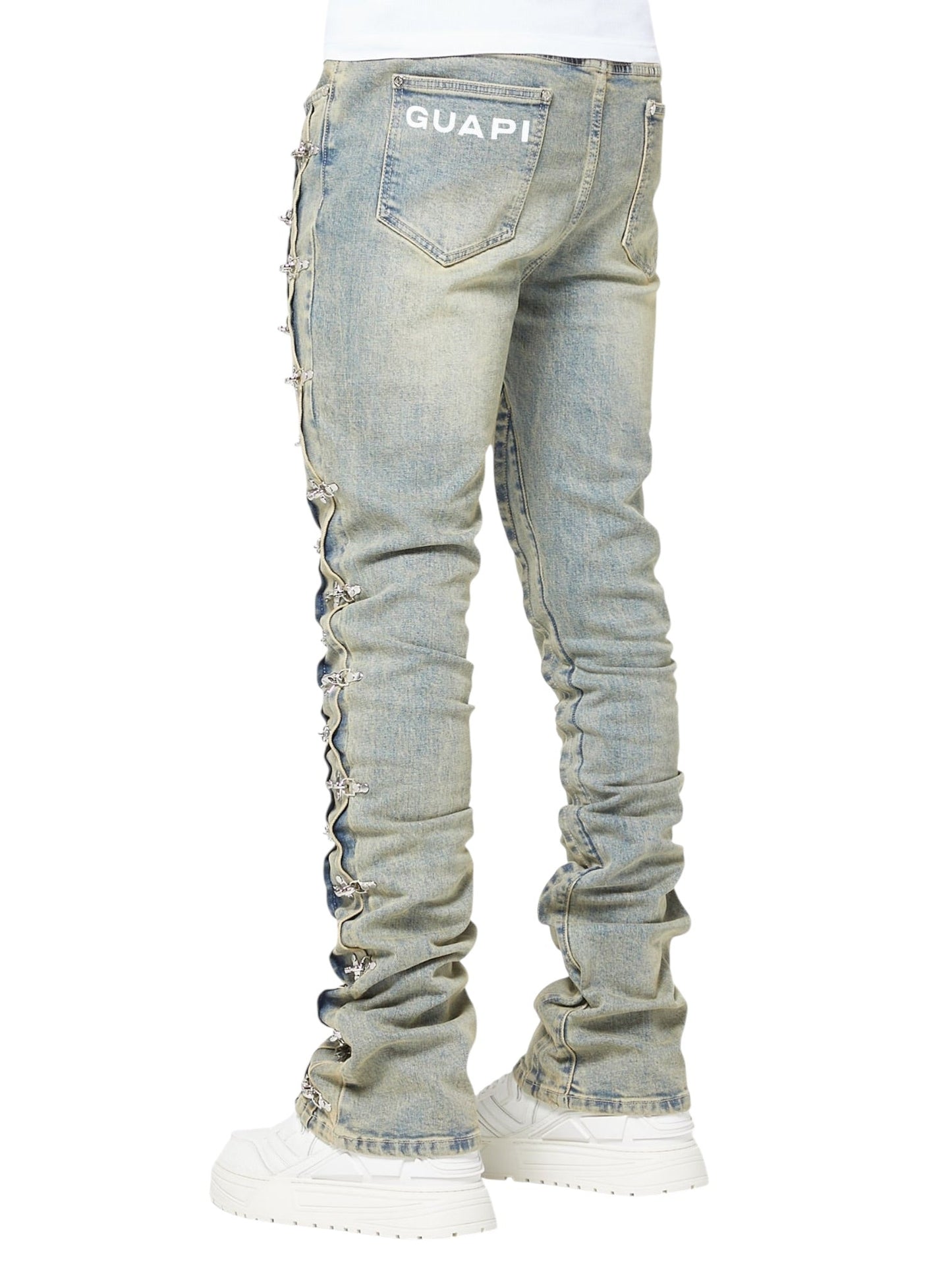 Guapi Vintage Blue Aviation Clasp Denim