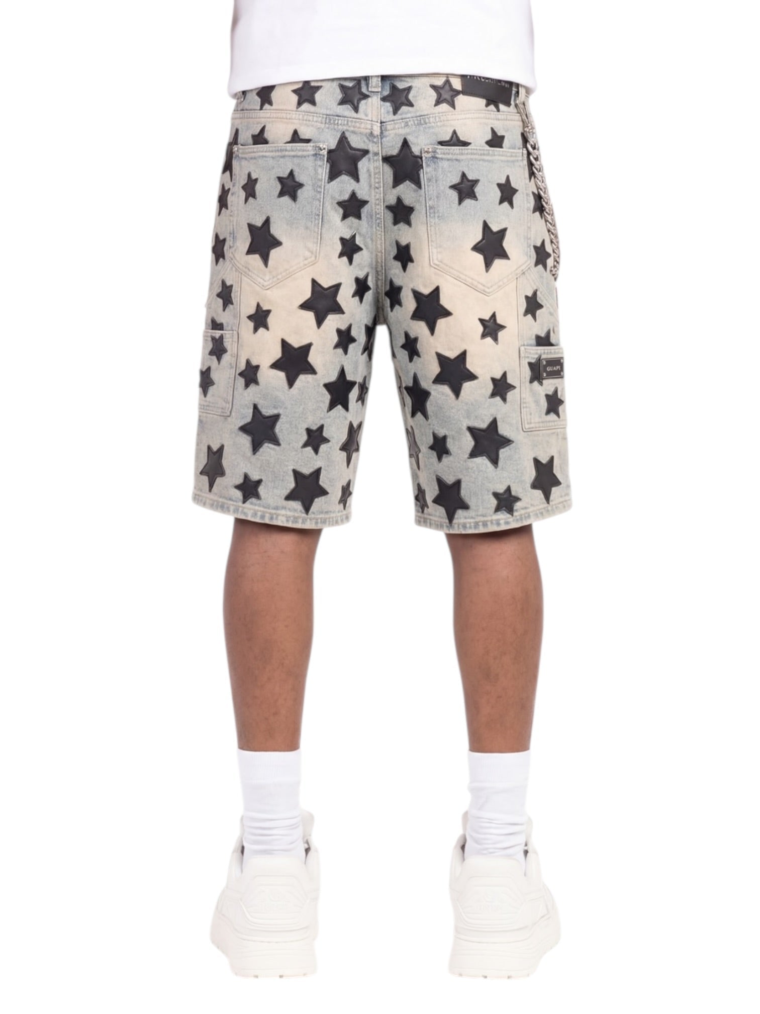 パンツ Guapi Vintage Blue Stars Denim Shorts Guapi Vintage Blue Stars Denim Shorts V2 - Probus