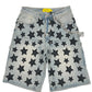 Guapi Vintage Blue Stars Denim Shorts V2
