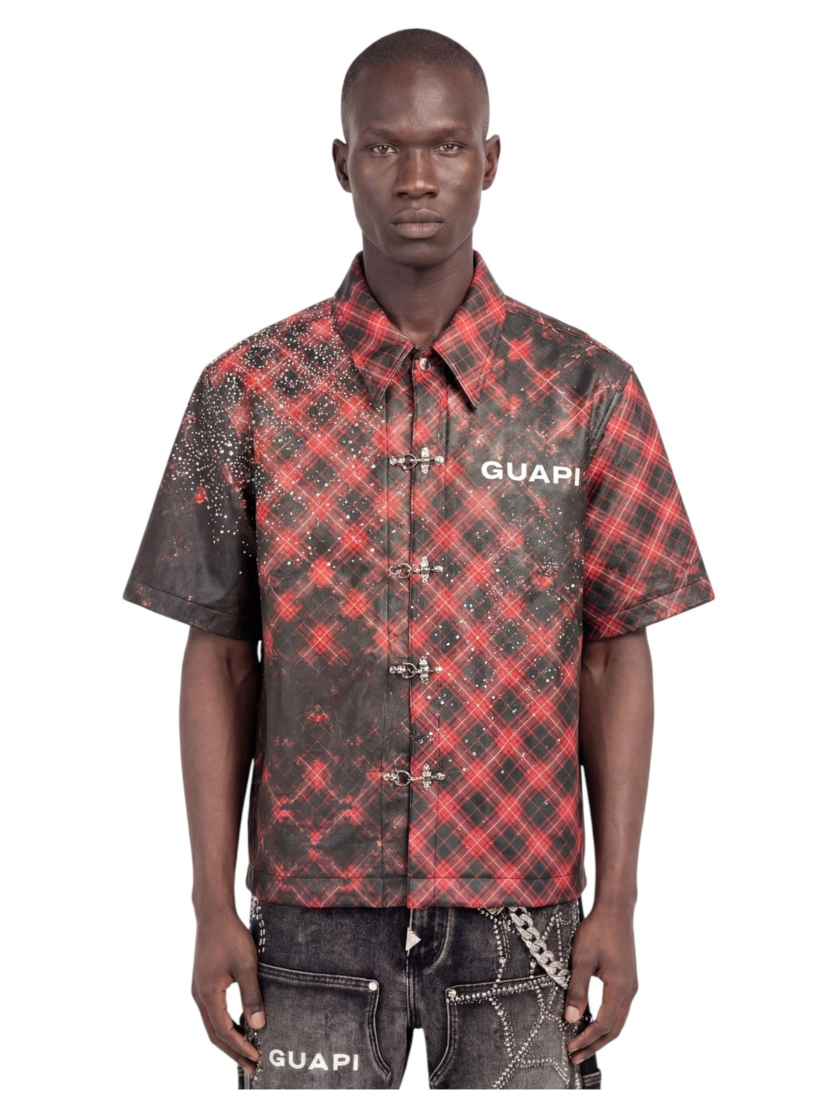 Probus Guapi Vintage Inferno Leather Shirt Red Guapi Vintage Inferno Leather Shirt Red RED