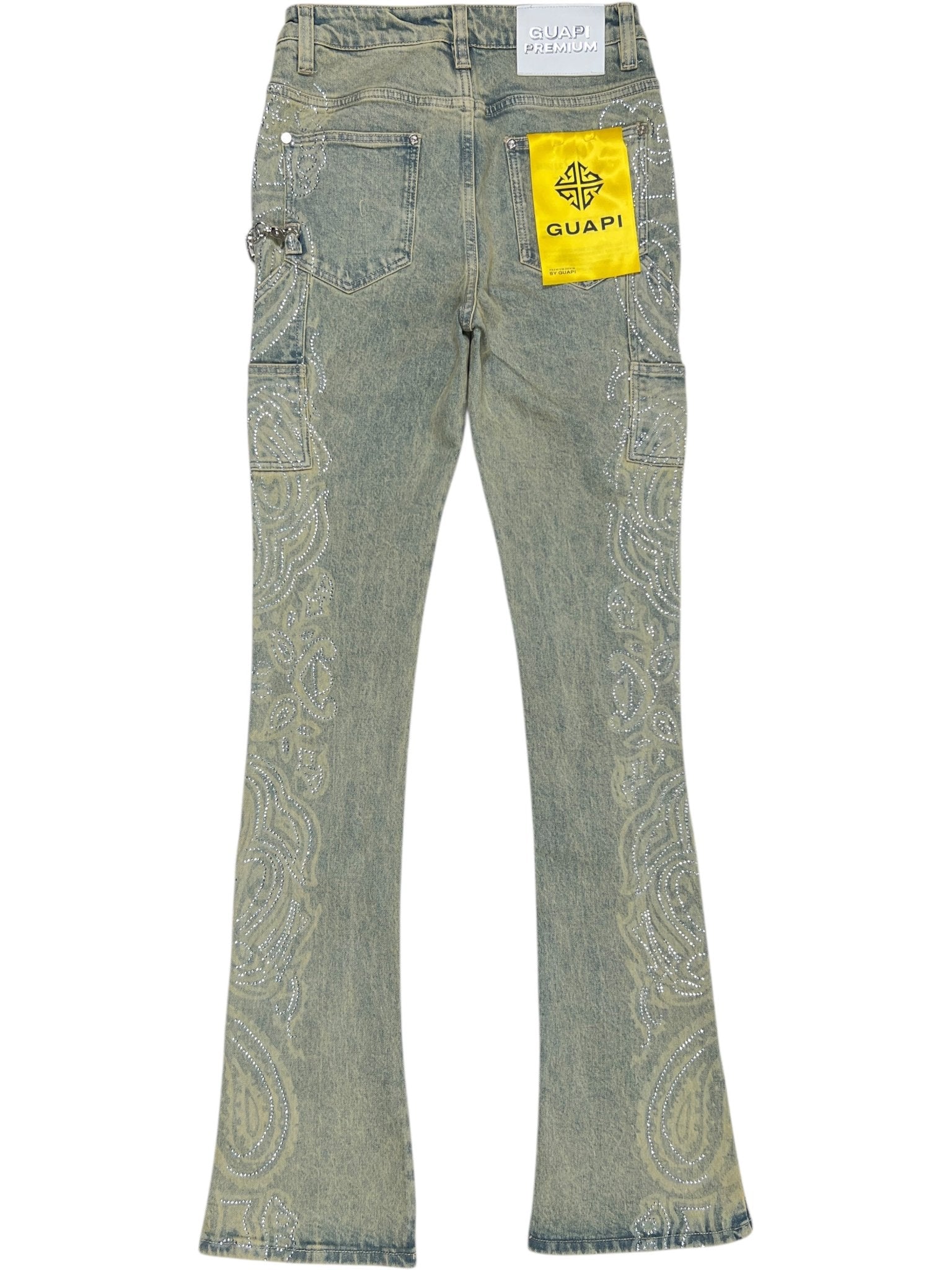 パンツ GUAPI Vintage Paisley Denim size32 Guapi Vintage Paisley Denim - Probus