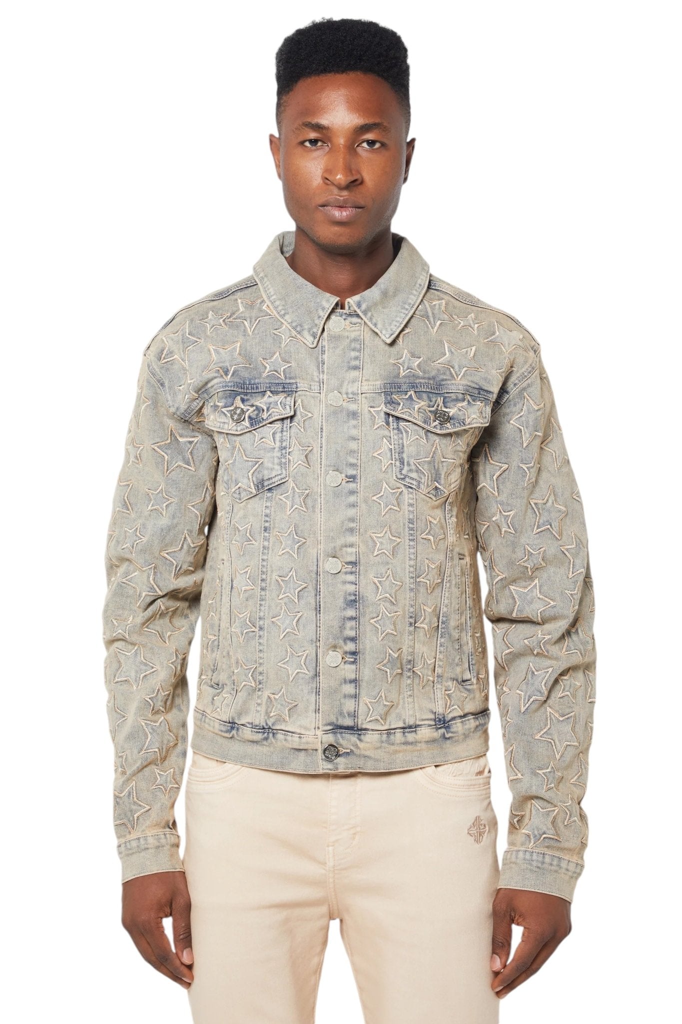 Guapi Vintage Stars Denim Jacket