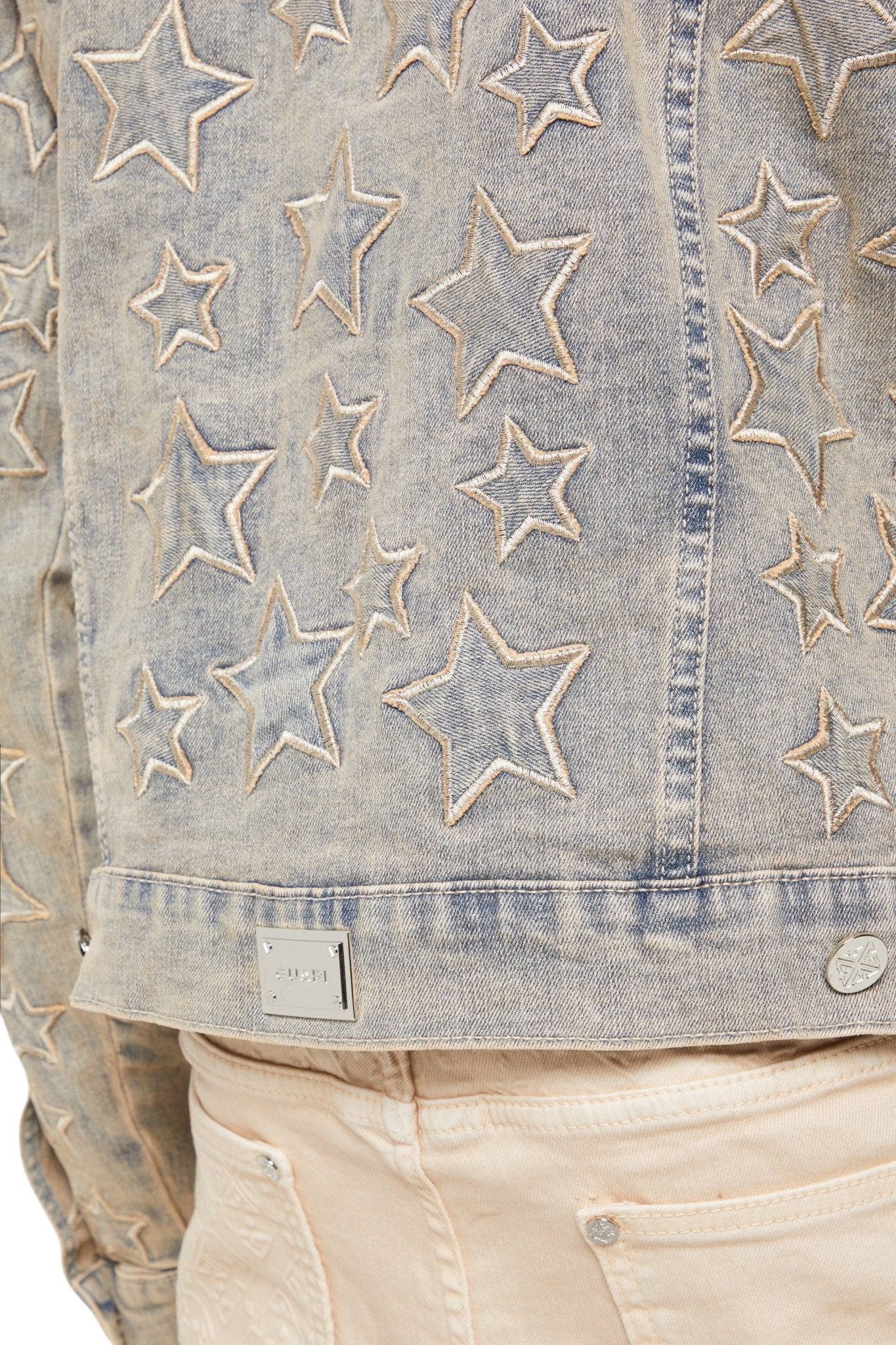 Guapi Vintage Stars Denim Jacket