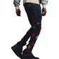 Probus Guapi Wine Red Stars Denim Black Guapi Wine Red Stars Denim Black BLACK