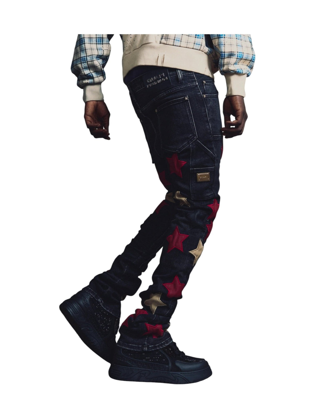 Probus Guapi Wine Red Stars Denim Black Guapi Wine Red Stars Denim Black BLACK
