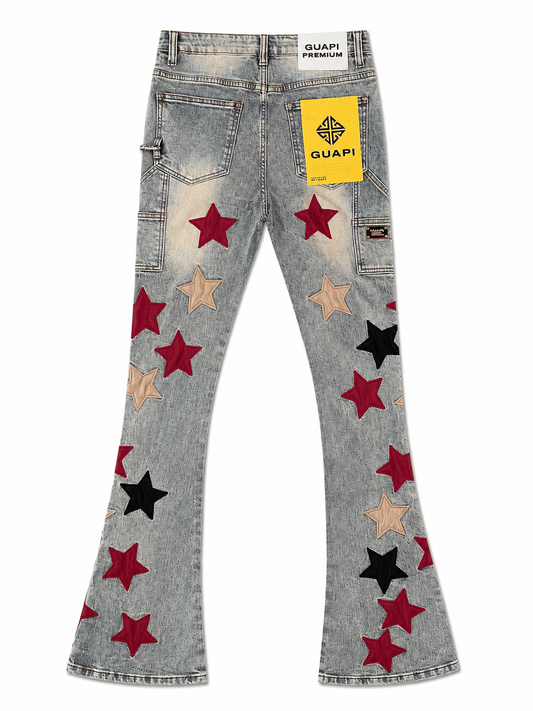 Probus Guapi Wine Red Vintage Stars Denim Guapi Wine Red Vintage Stars Denim RED