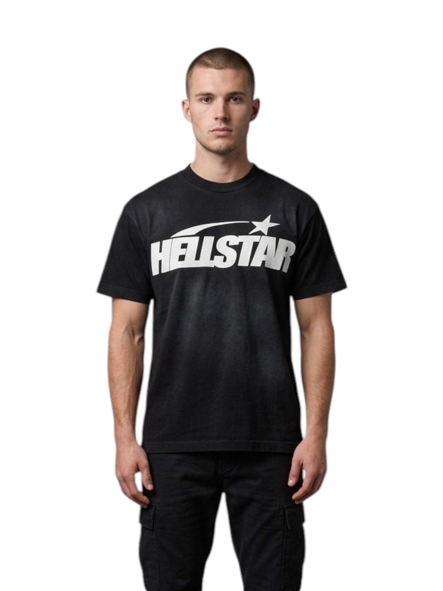 Hellstar Classic Logo T-Shirt (RHINESTONES) Black