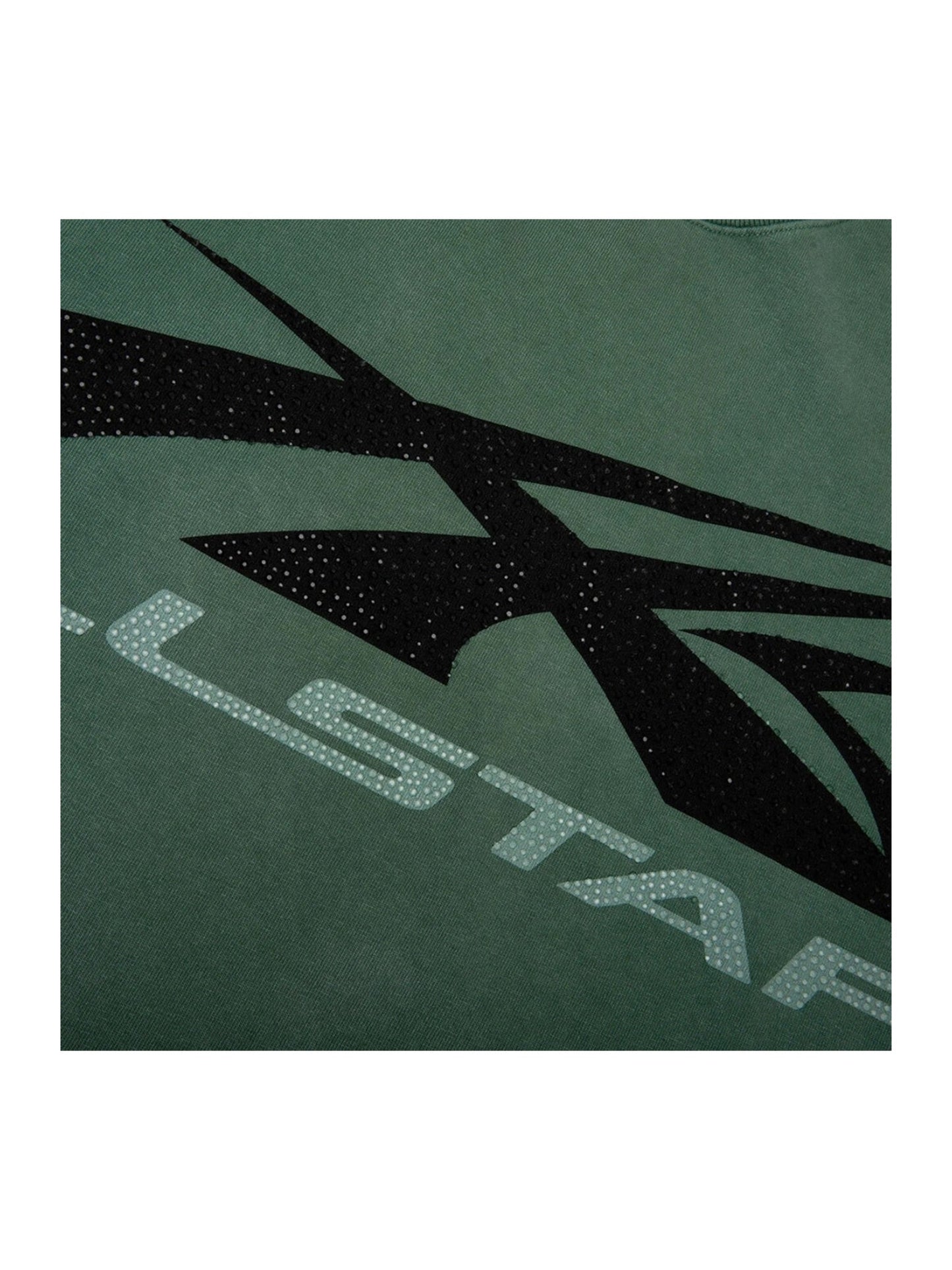 Hellstar Classic Logo T-Shirt (RHINESTONES) Green
