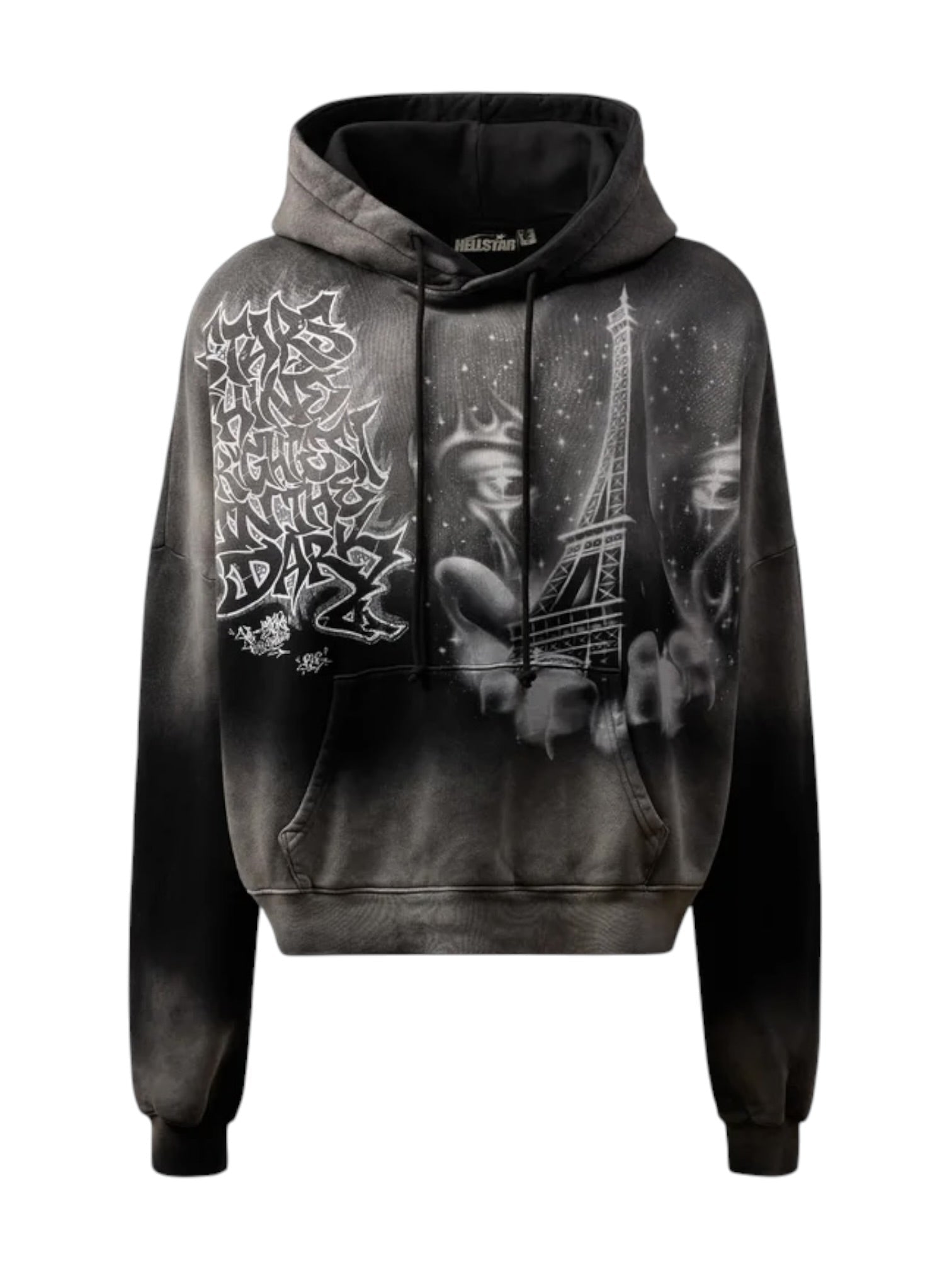 Hellstar Eiffel Tower Hoodie Black - Probus