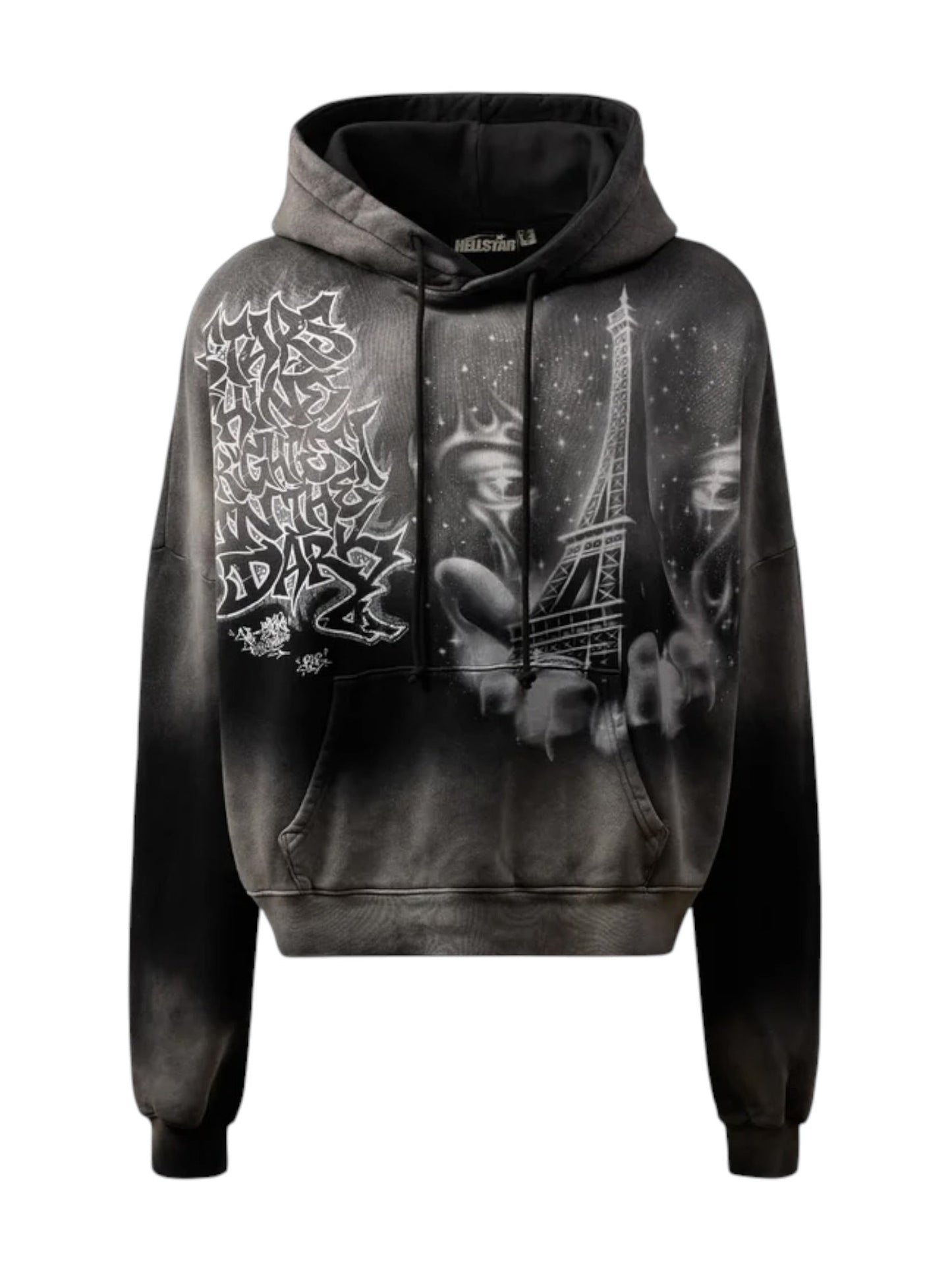 Hellstar Eiffel Tower Hoodie Black