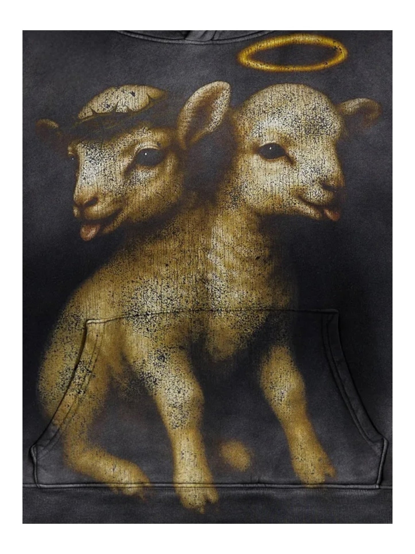 Hellstar Lamb Hoodie Black