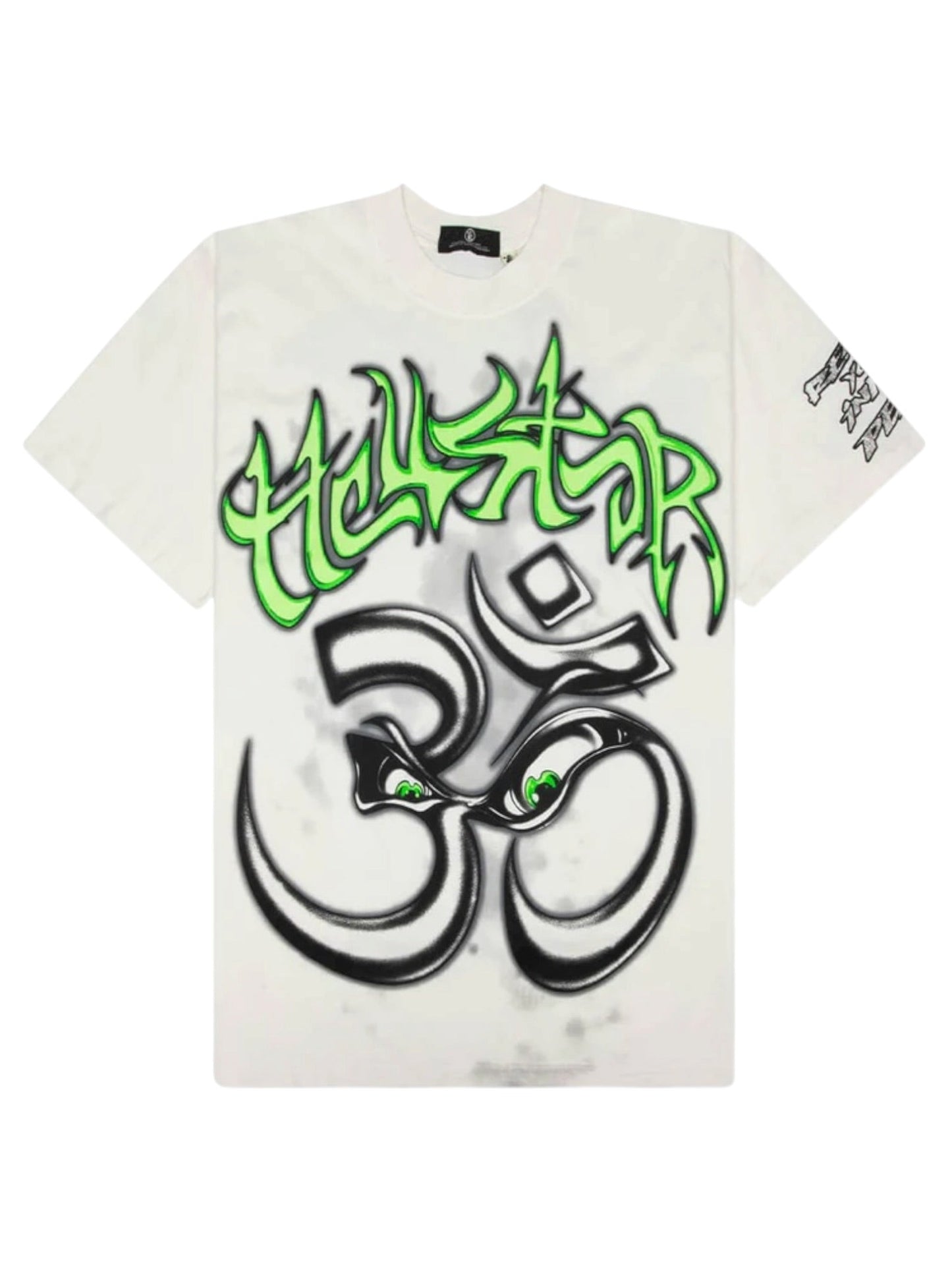 Hellstar Reach Your Inner Peace Yoga T-Shirt White