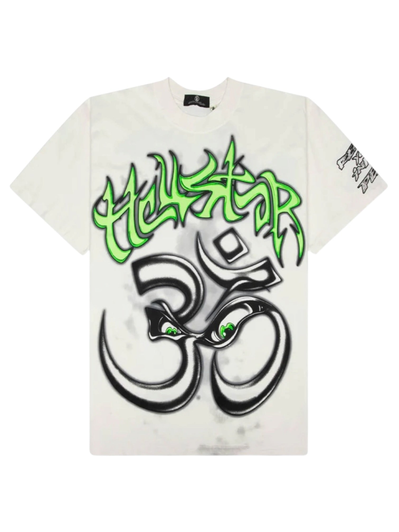 Hellstar Reach Your Inner Peace Yoga T-Shirt White