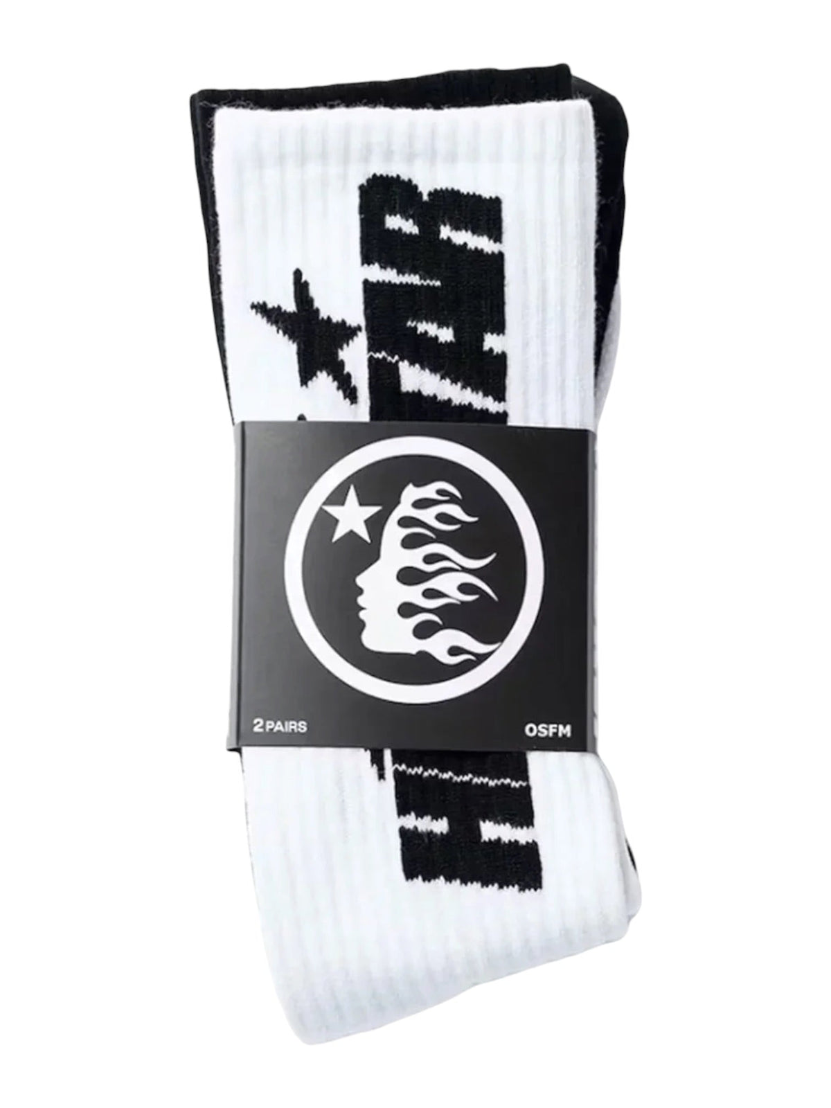 Probus Hellstar Socks 2 Pack Black/White Hellstar Socks 2 Pack Black/White BLACK/WHITE