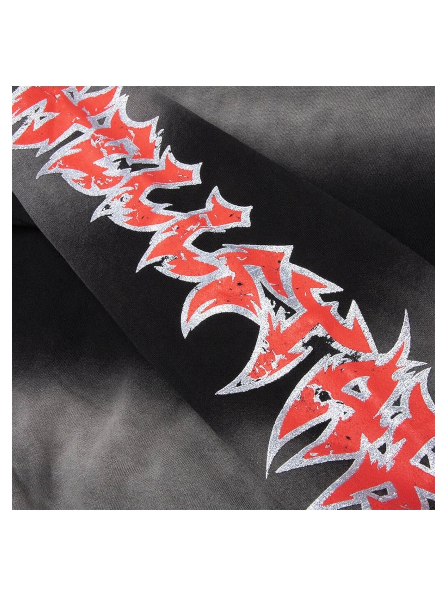 Hellstar Stars Shine Graffiti Hoodie Black/Red