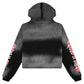 Hellstar Stars Shine Graffiti Hoodie Black/Red