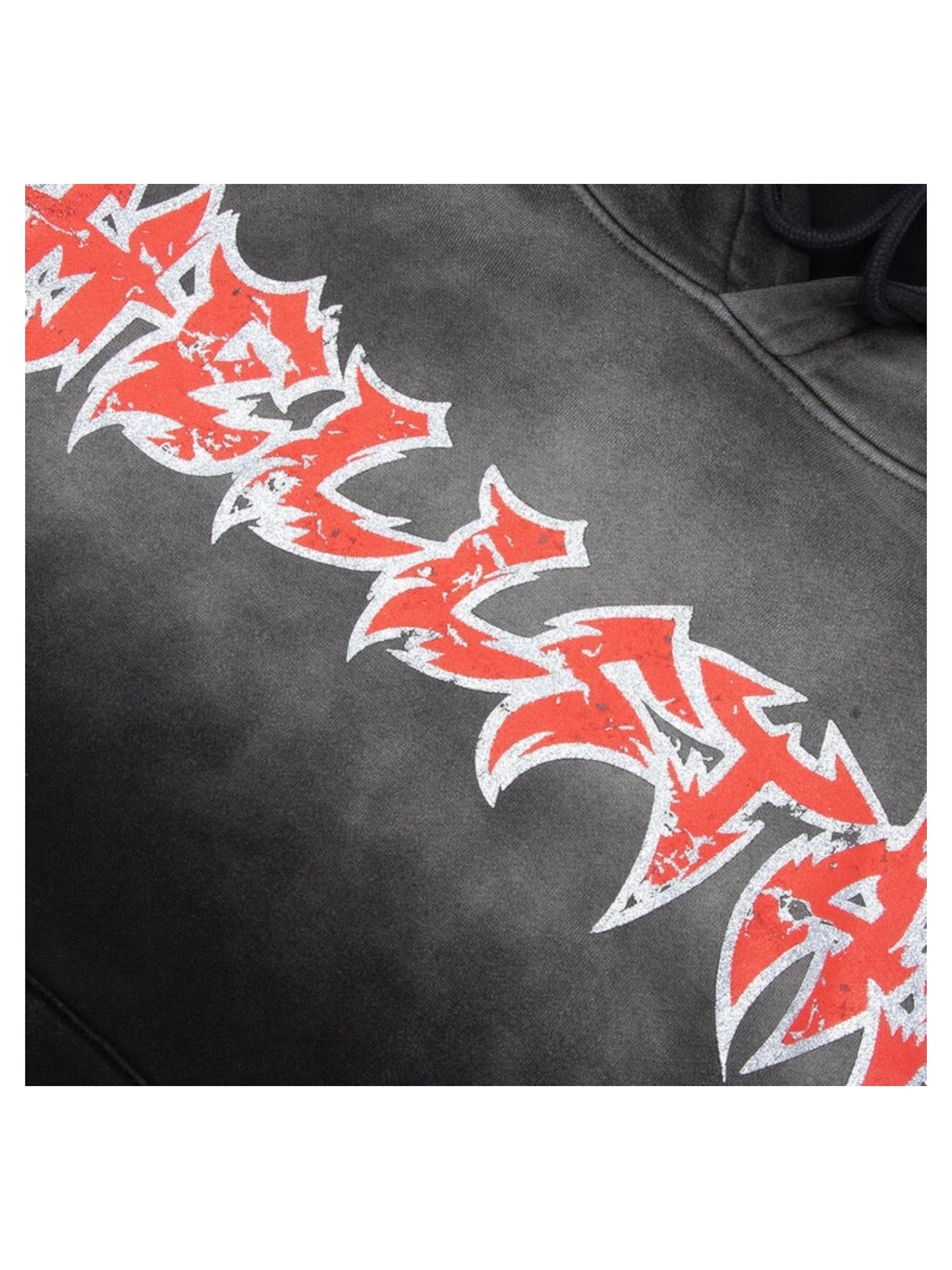 Hellstar Stars Shine Graffiti Hoodie Black/Red
